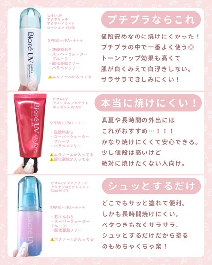 ニベアUV ディーププロテクト&ケア ミルクミスト/ニベア/日焼け止めミスト・スプレーを使ったクチコミ(3枚目)