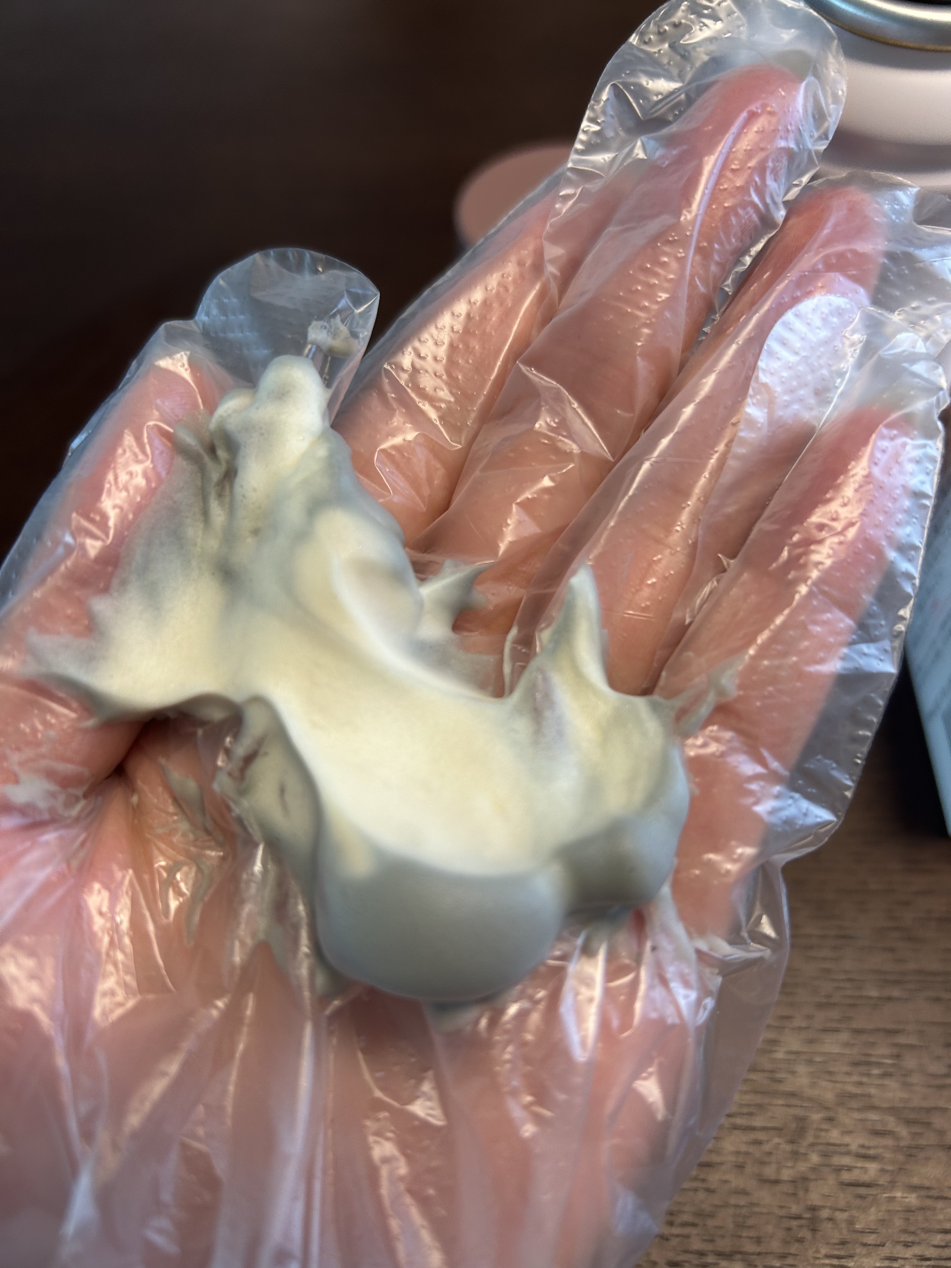 エアリー カラーリング フォーム ダークブラウン/b.ris/ヘアカラーを使ったクチコミ（3枚目）