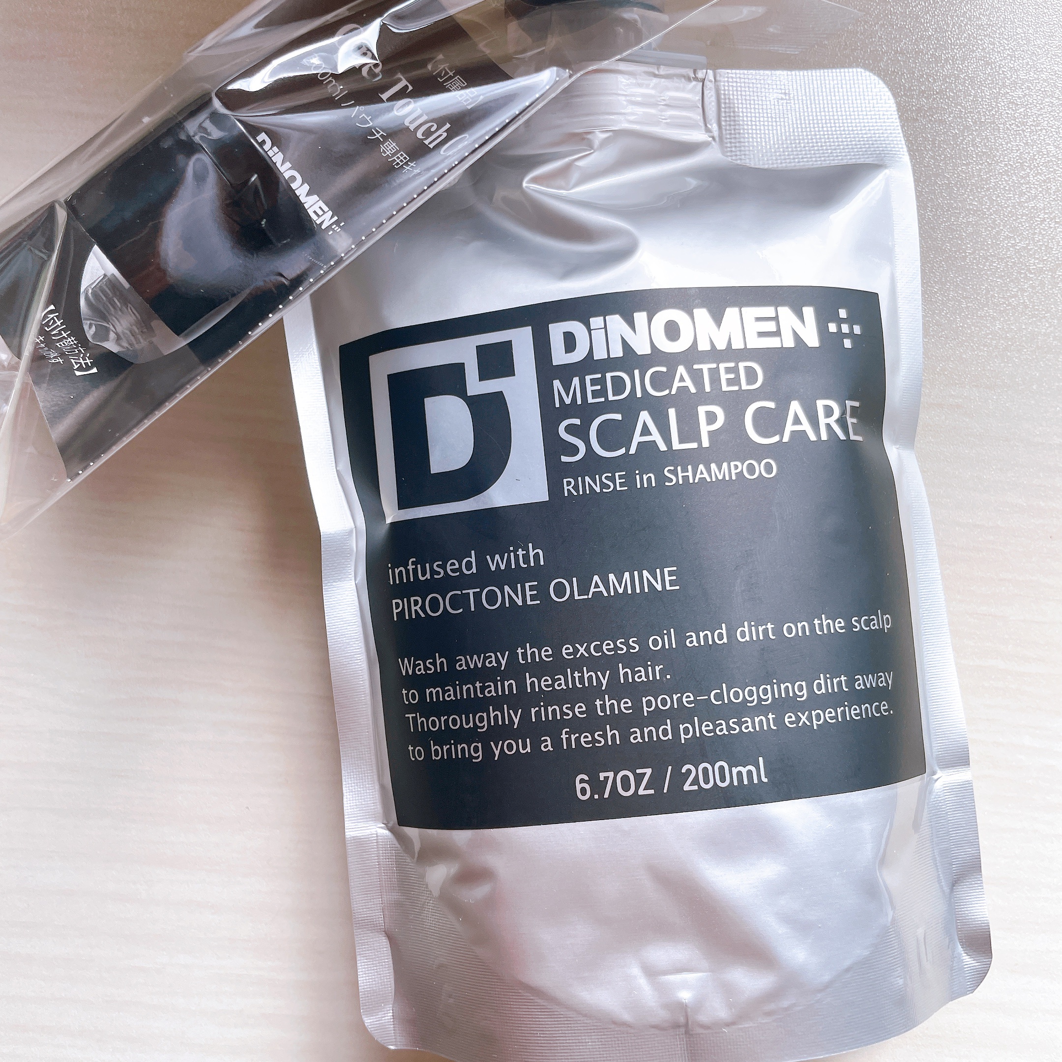 DiNOMEN 薬用スカルプケアリンスインシャンプー/DiNOMEN/市販シャンプーを使ったクチコミ（1枚目）