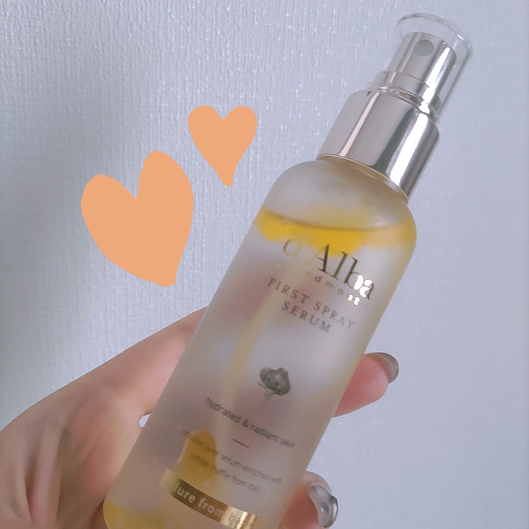 ダルバ ホワイトトリュフファーストスプレーセラム/ダルバ/ミスト状化粧水を使ったクチコミ（1枚目）