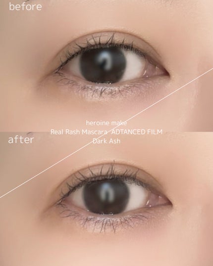 ヒロインメイク リアルラッシュマスカラ アドバンストフィルム/ヒロインメイク/マスカラを使ったクチコミ(4枚目)