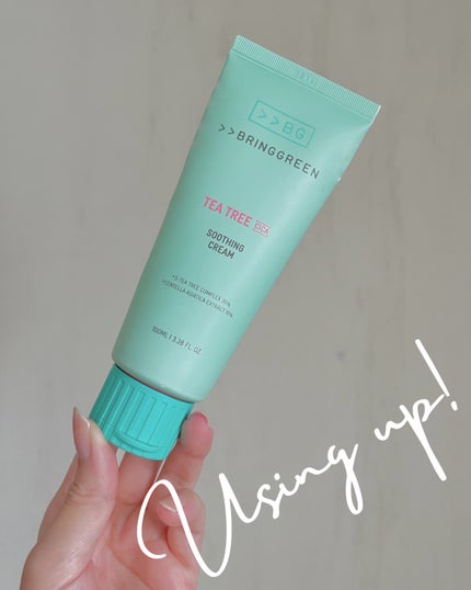 ティーツリーシカスージングクリーム/BRING GREEN/フェイスクリームを使ったクチコミ(1枚目)