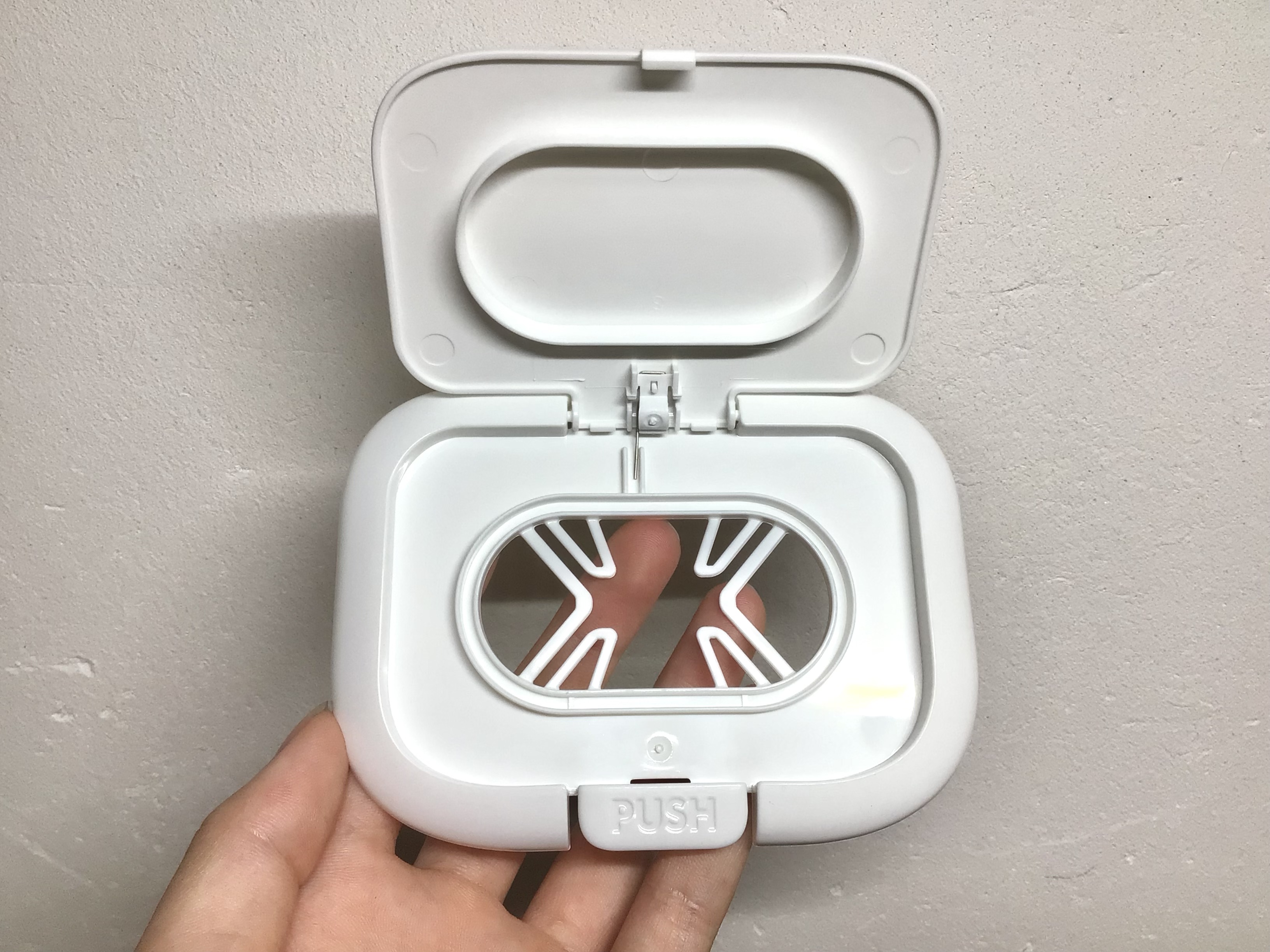 ウェットシートのフタ/DAISO/ティッシュを使ったクチコミ（3枚目）