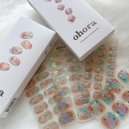 セミキュアジェルネイル(ハンド)/ohora/ネイルシールを使ったクチコミ(7枚目)