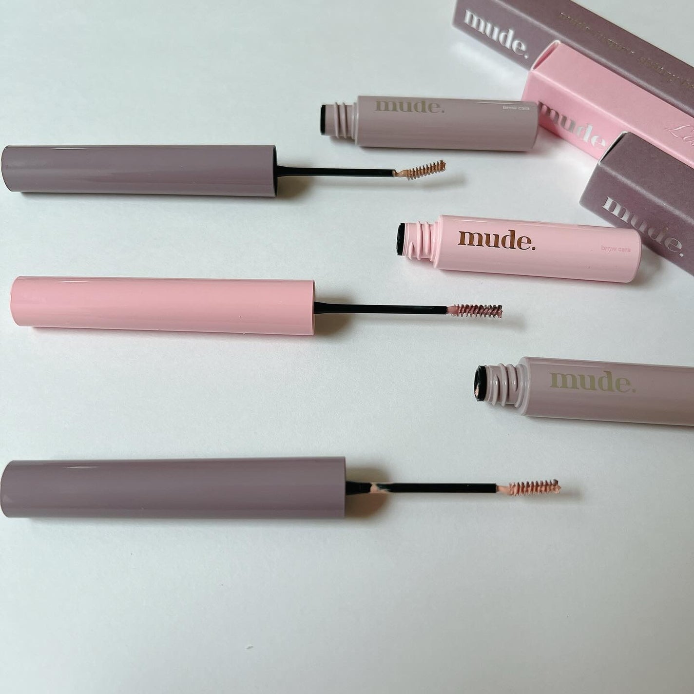 インスパイアスキニーブロウカラ/mude/眉マスカラを使ったクチコミ(2枚目)