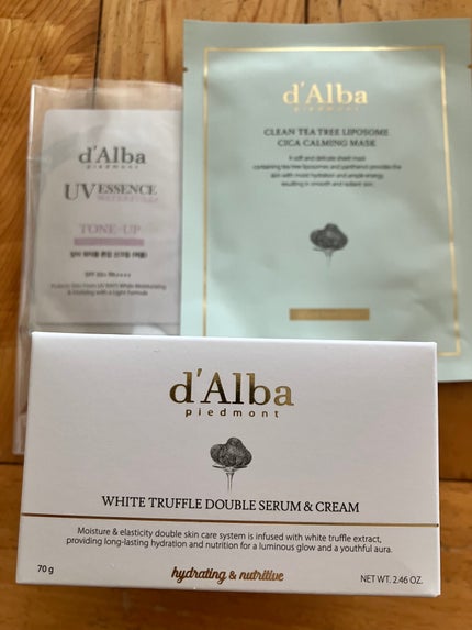 ホワイトトリュフダブルセラムアンドクリーム/ダルバ/フェイスクリームを使ったクチコミ(2枚目)