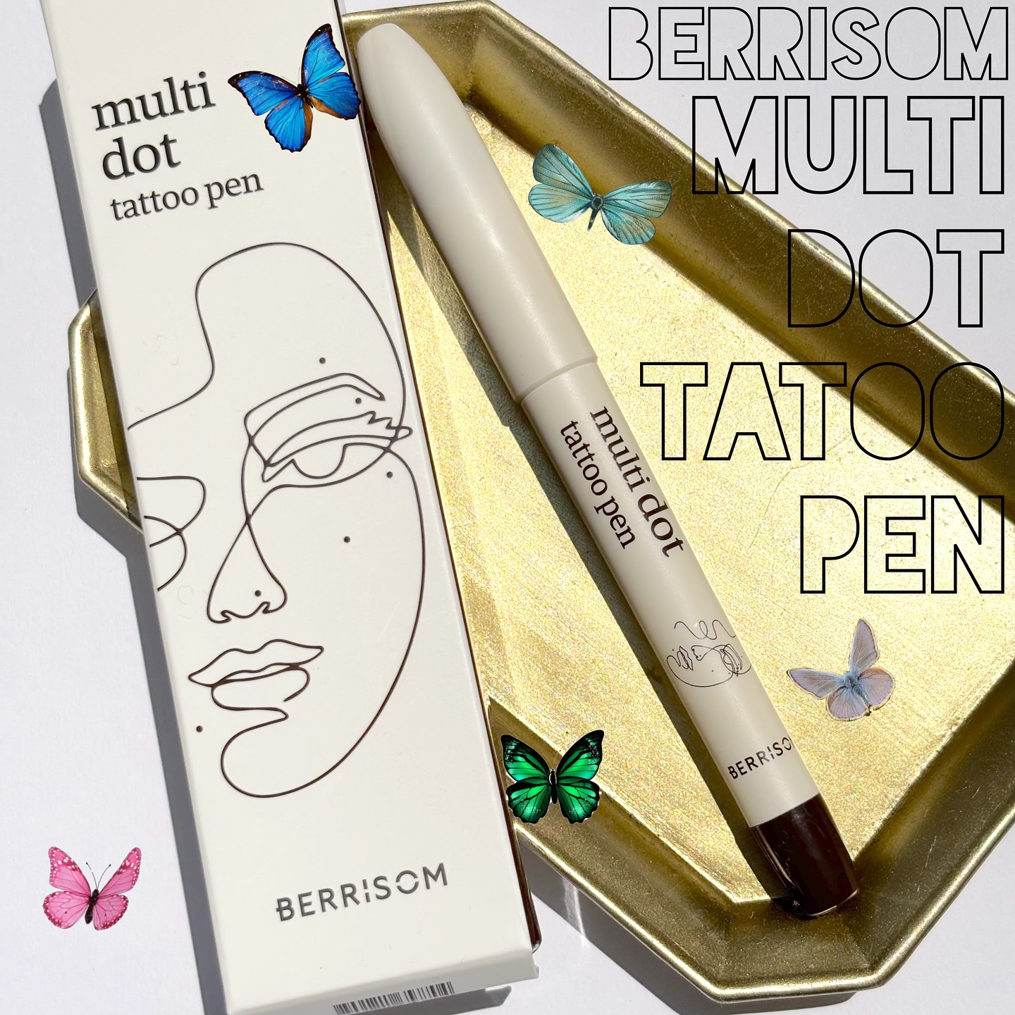 マルチドットタトゥーペン/ベリサム/ペンシルアイライナーを使ったクチコミ（1枚目）