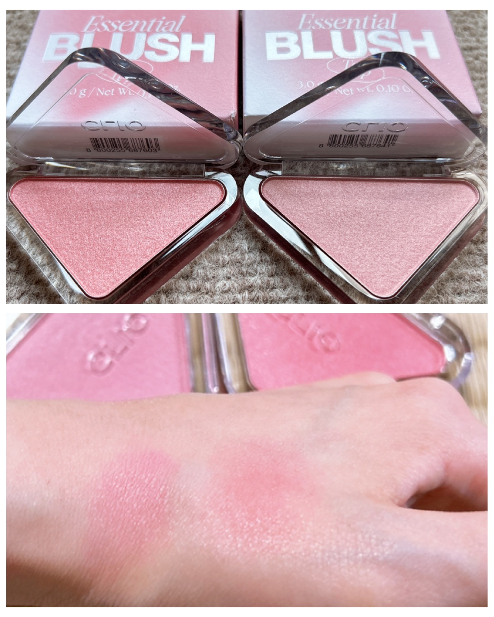 エッセンシャルブラッシュタップ/CLIO/パウダーチークを使ったクチコミ（1枚目）