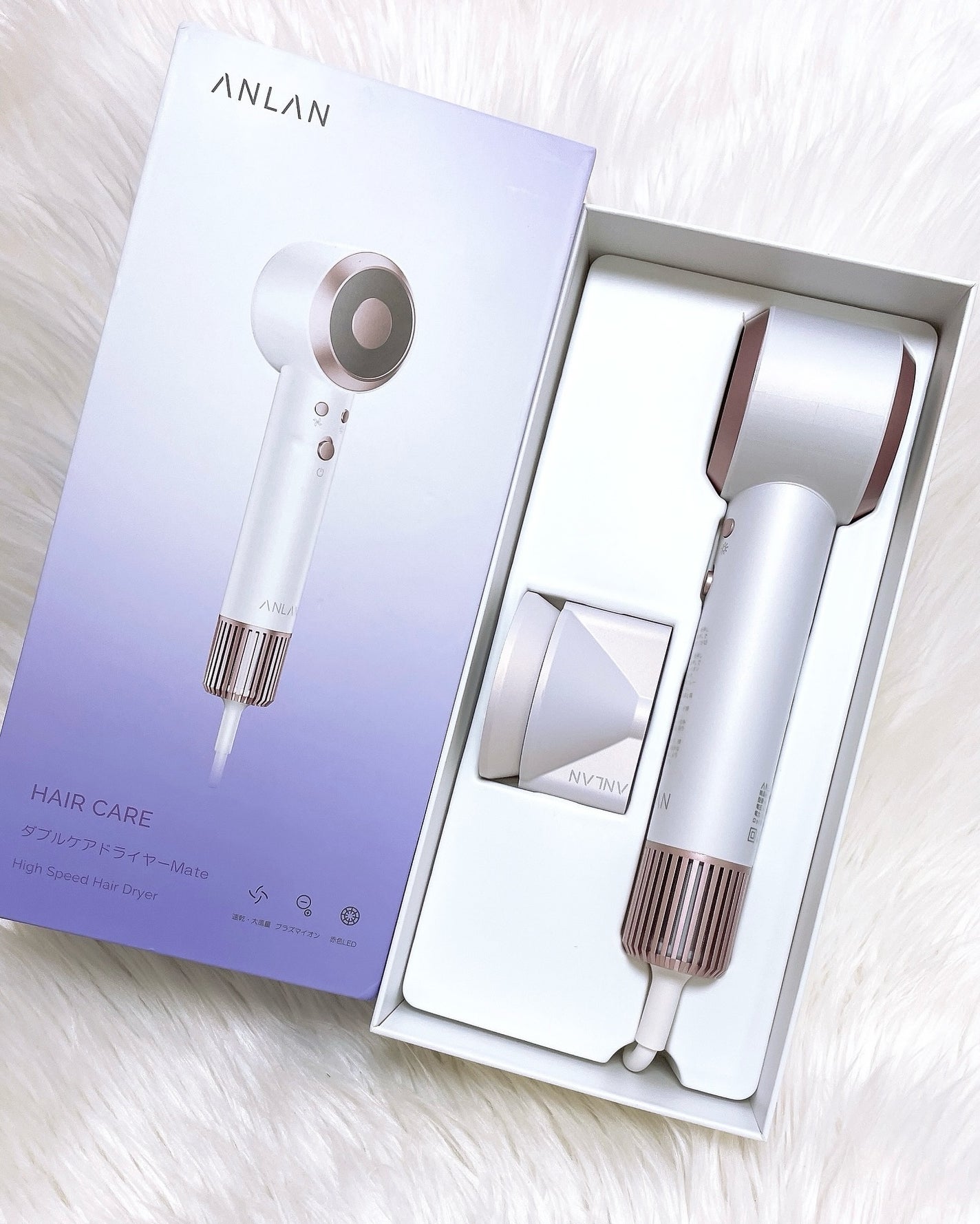 ダブルケアドライヤーMATE/ANLAN/ドライヤーを使ったクチコミ(6枚目)