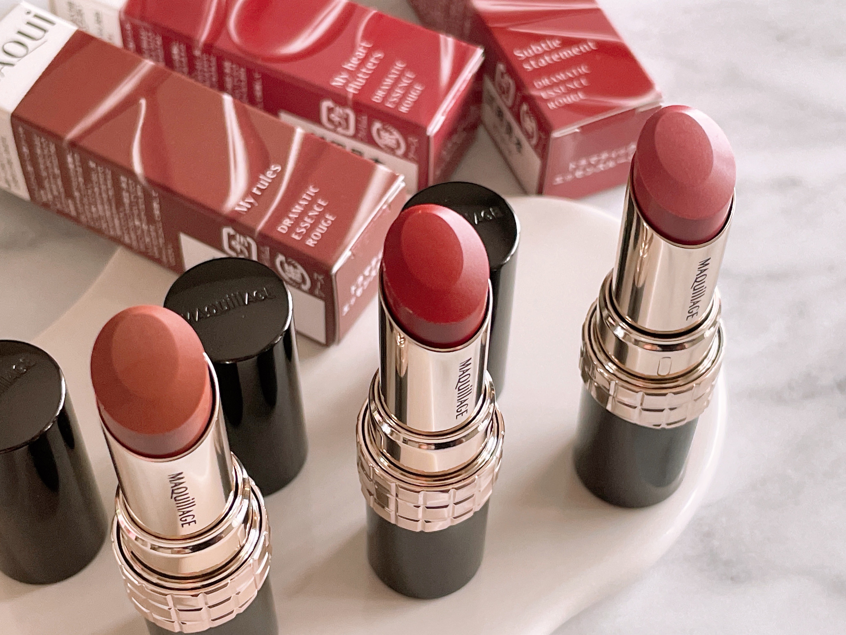 ドラマティックエッセンスルージュ/マキアージュ/口紅を使ったクチコミ（2枚目）