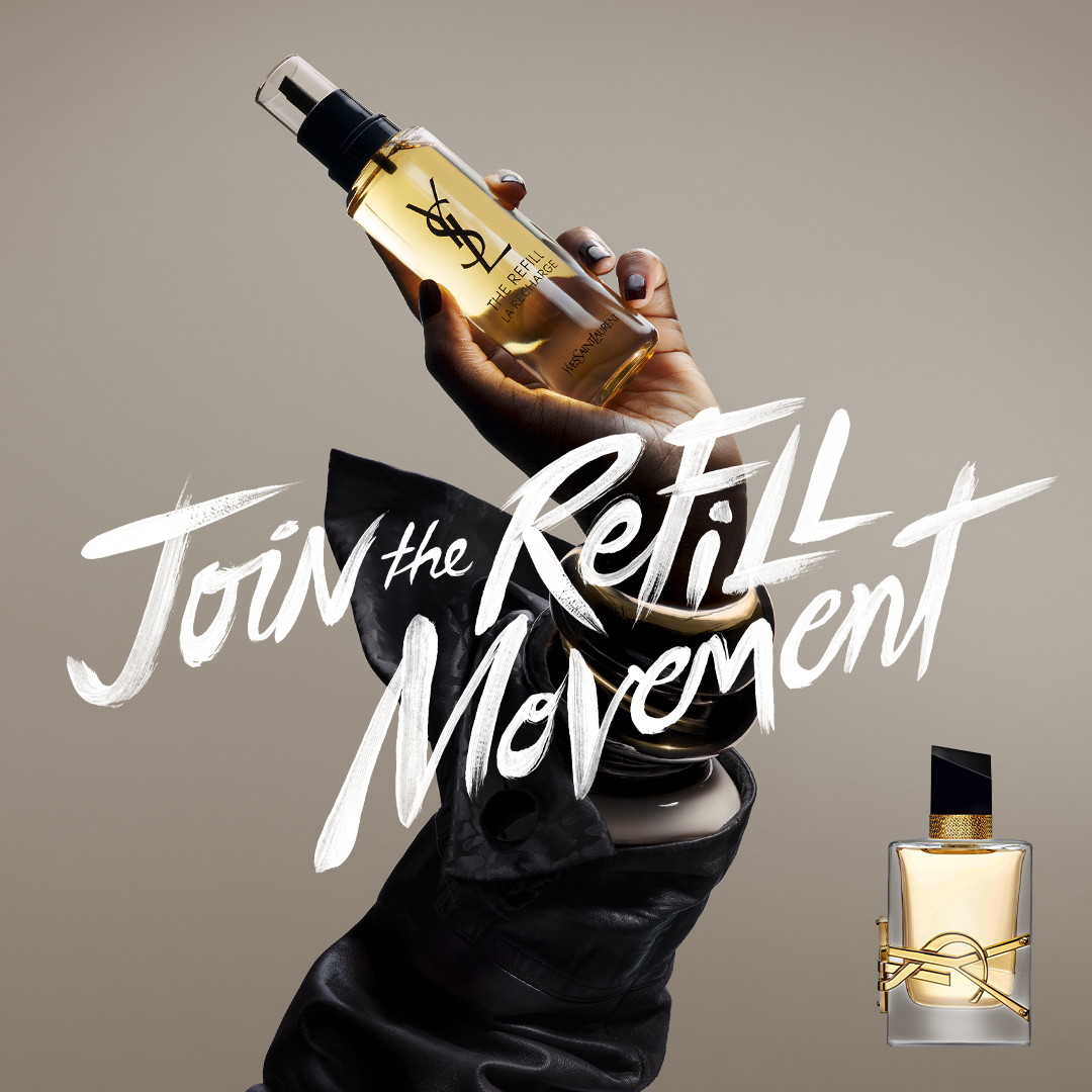 本日は6/16「WORLD REFILL DAY」

YSLの製品は、メイクアップ、スキンケア、フレグランス、3つの主要カテゴリーで、レフィルをご利用いただけるよう取り組んでいます。
人と地球に目を向けた前向きな変化を起こす取り組みを積極的