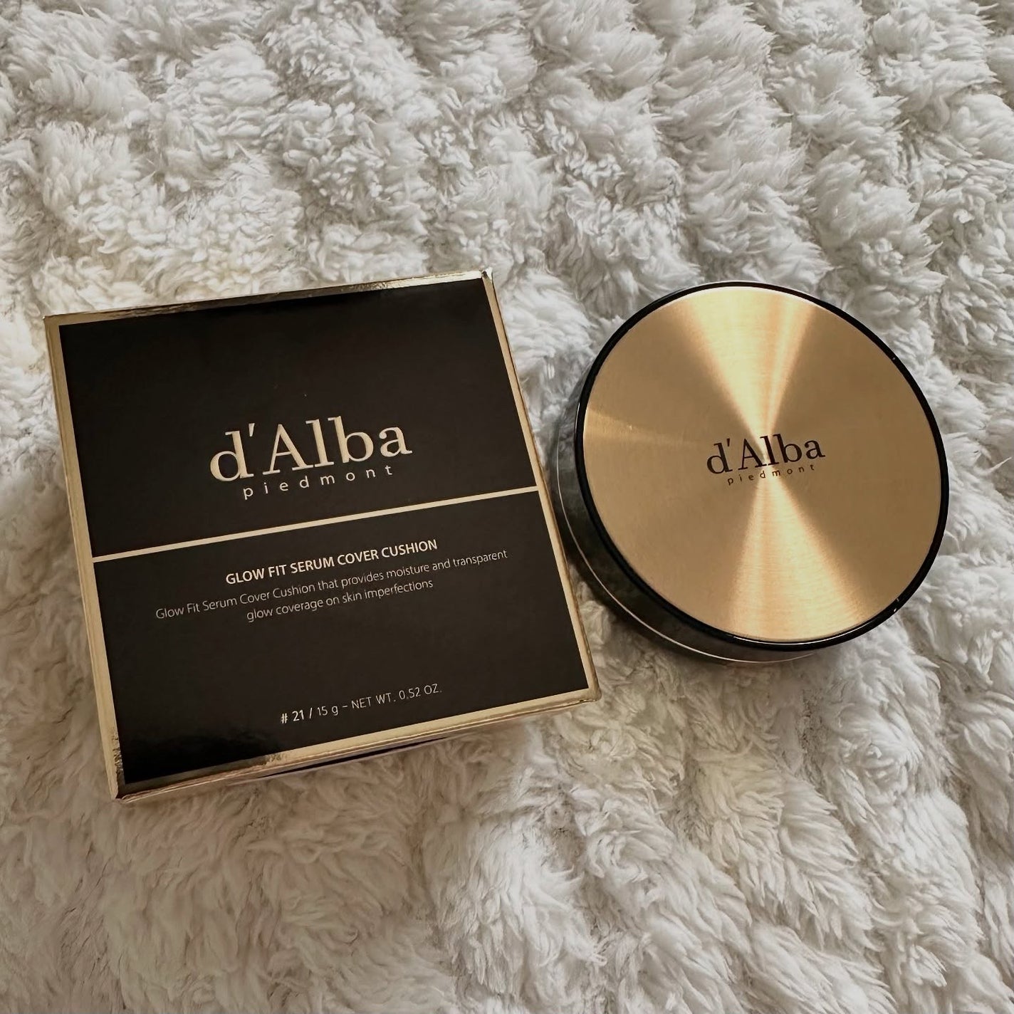 グロウフィットセラムカバークッション/ダルバ/クッションファンデーションを使ったクチコミ(2枚目)