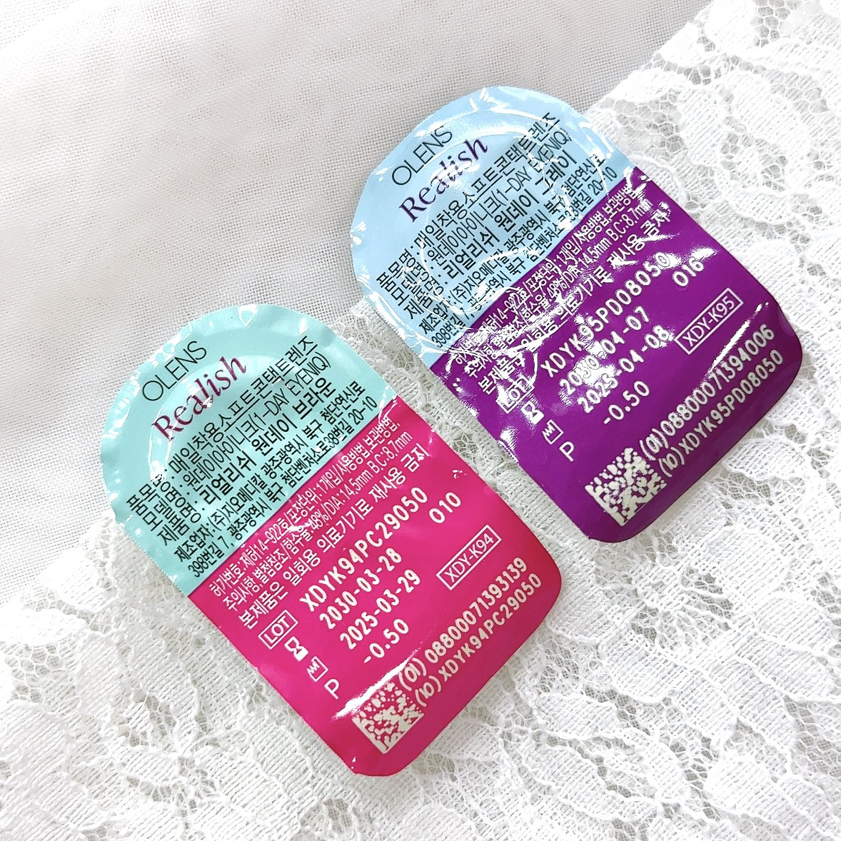 Realish 1day/OLENS/ワンデー（１DAY）カラコンを使ったクチコミ（2枚目）