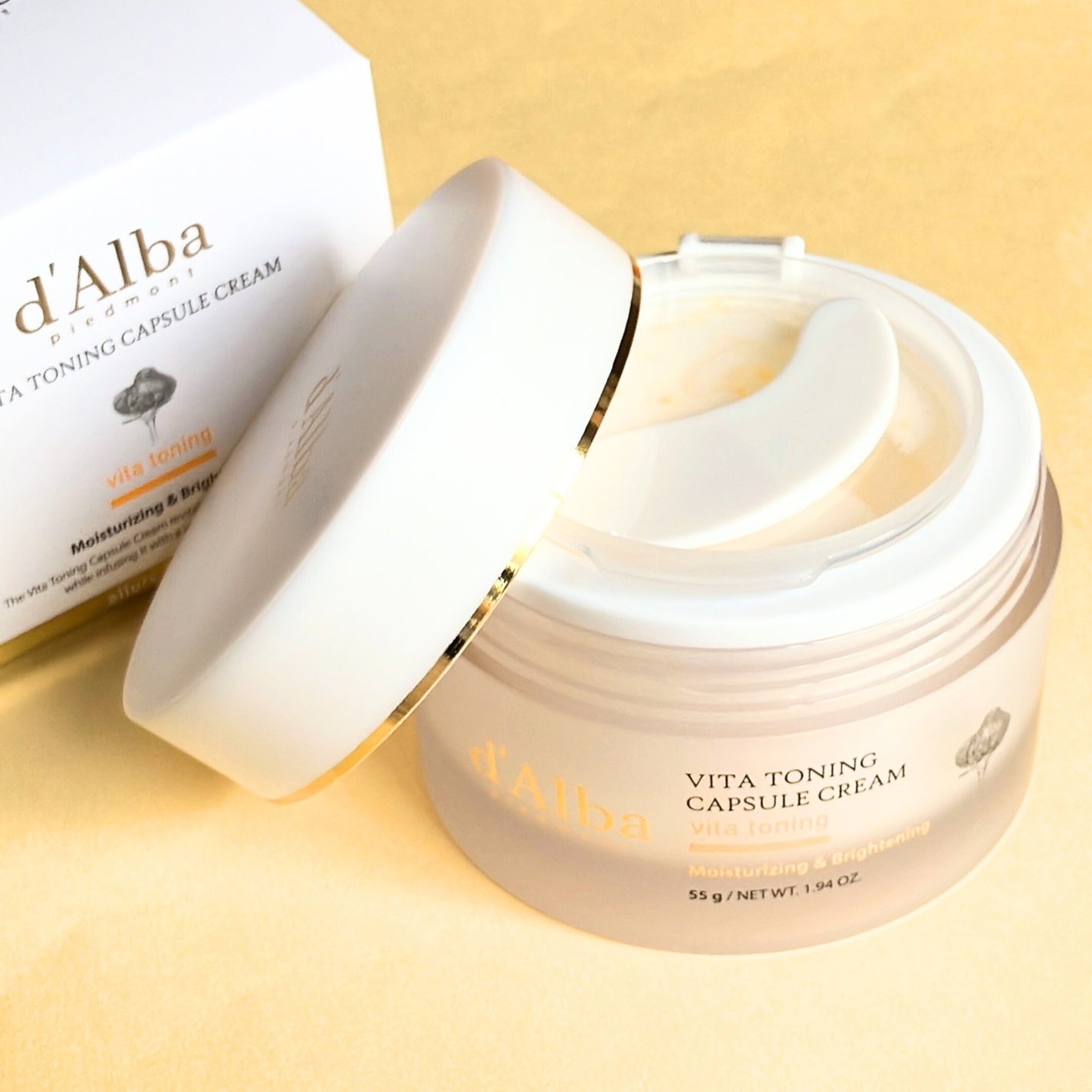 ビタトーニングカプセルクリーム/ダルバ/フェイスクリームを使ったクチコミ(1枚目)