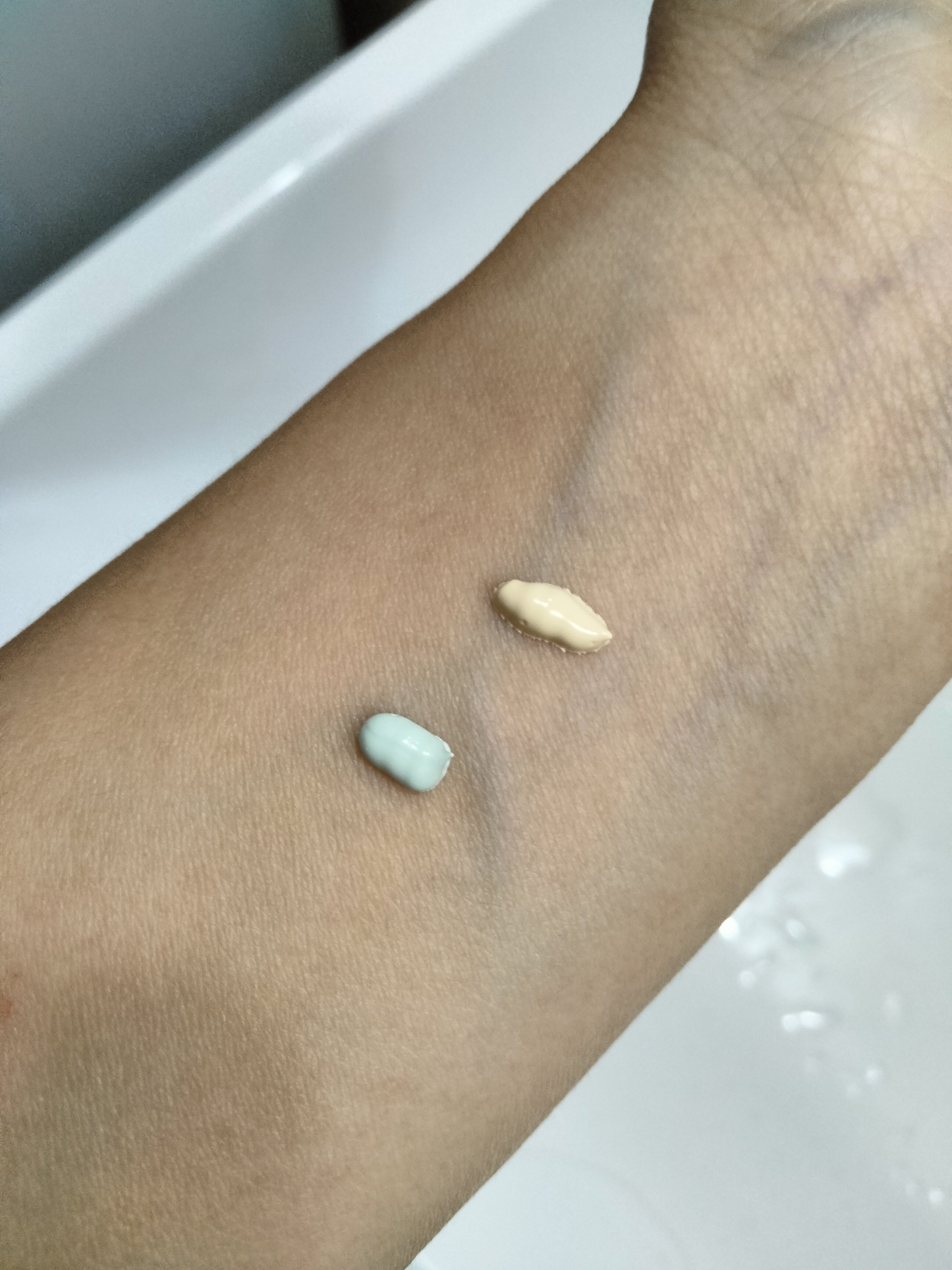 コントロールカラー 04 グリーン/coou/化粧下地を使ったクチコミ（3枚目）