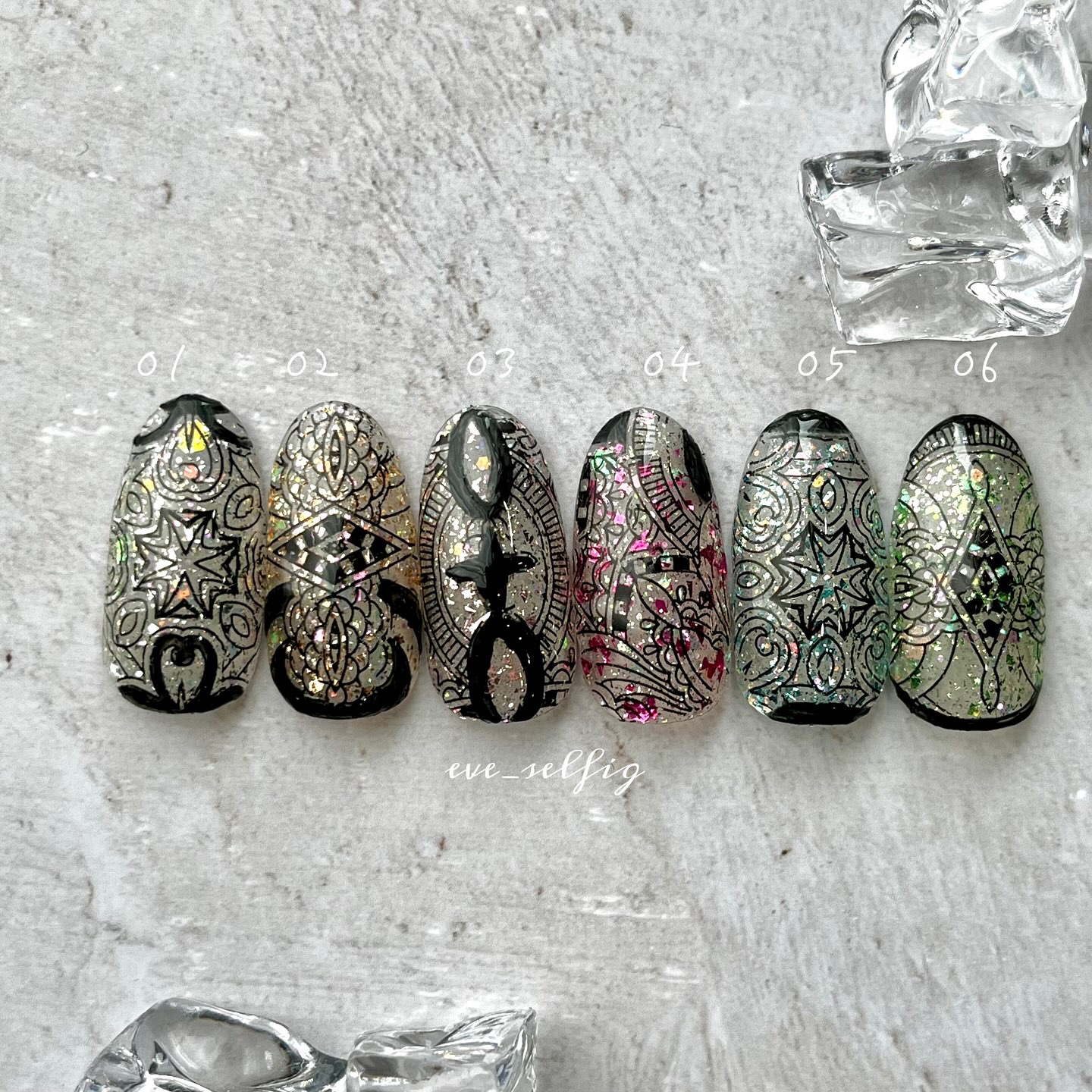 万華鏡ホログラム/ネイル工房/ジェルネイルを使ったクチコミ（3枚目）