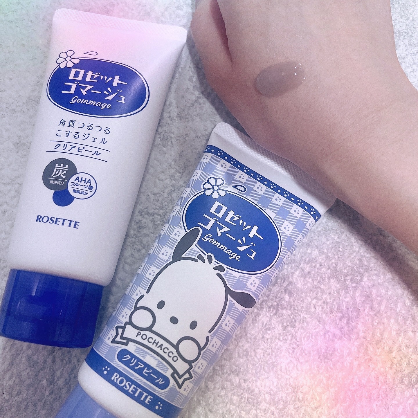 ロゼットゴマージュ クリアピール ポチャッコ数量限定デザイン（120g）/ロゼット/スクラブ・ゴマージュを使ったクチコミ（1枚目）