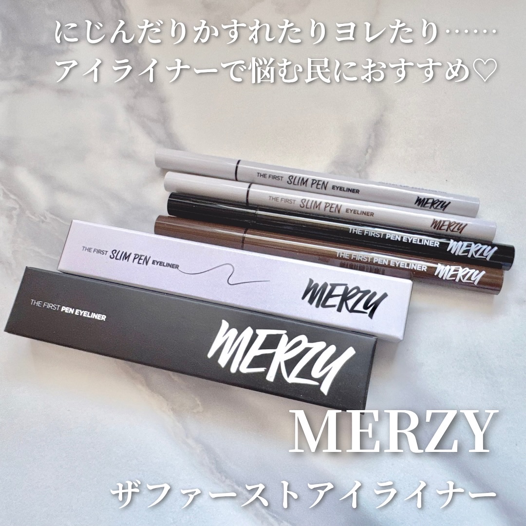 ザ ファースト ペンアイライナー/MERZY/リキッドアイライナーを使ったクチコミ（1枚目）