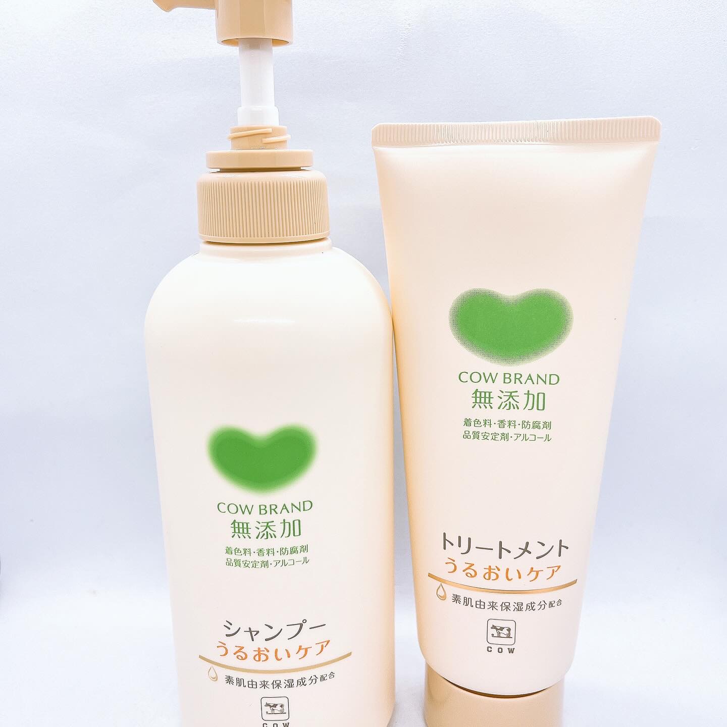 シャンプー／トリートメント ＜うるおいケア＞/カウブランド無添加/市販シャンプーを使ったクチコミ（1枚目）