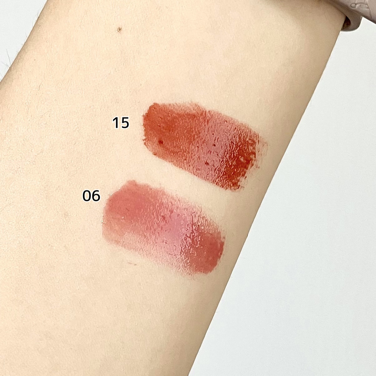 グラスティングメルティングバーム/rom&nd/リップバームを使ったクチコミ（2枚目）