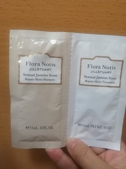 センシュアルジャスミン リペアモイストシャンプー / リペアモイストトリートメント/Flora Notis JILL STUART/市販シャンプーを使ったクチコミ(1枚目)