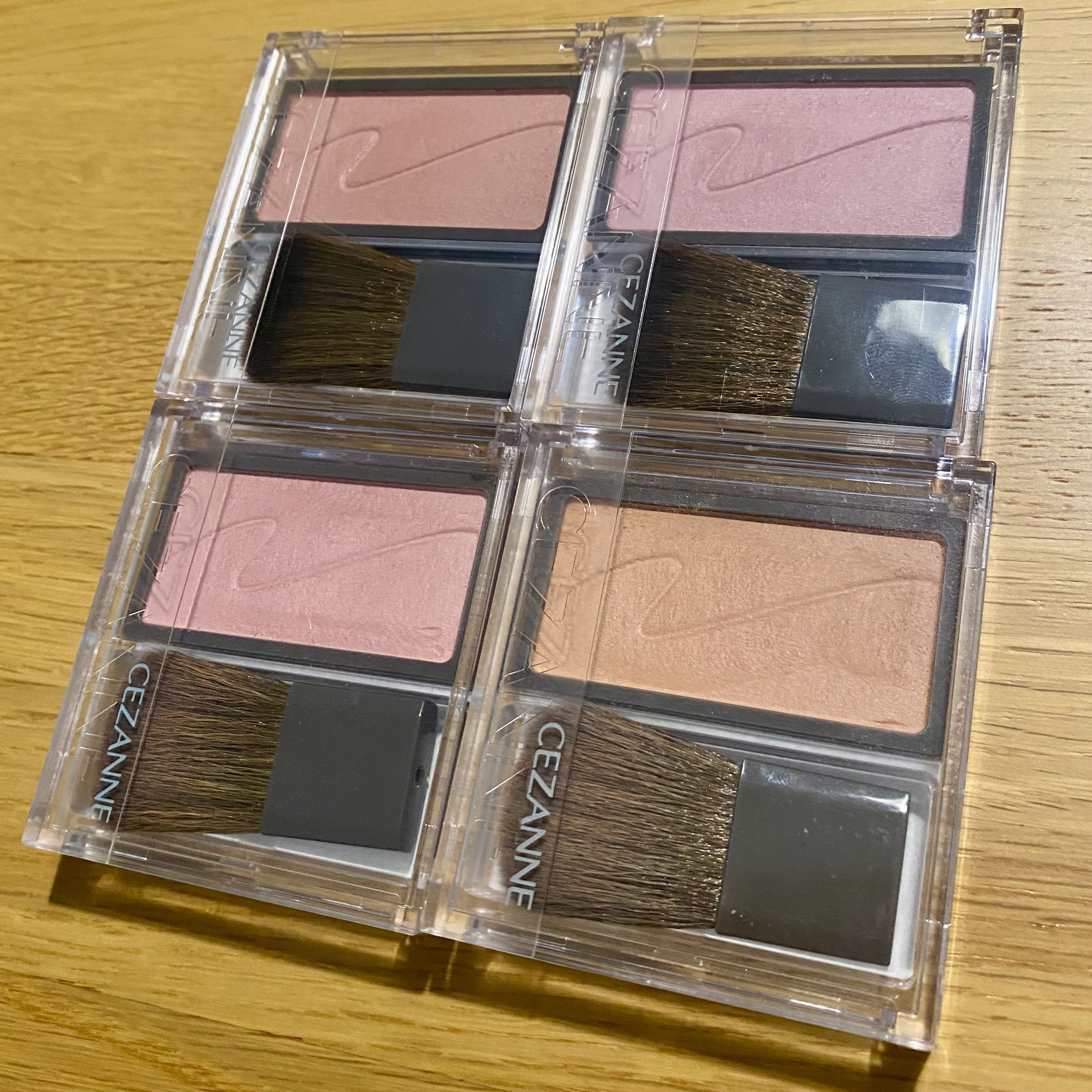 チークブラッシュ/CEZANNE/パウダーチークを使ったクチコミ（2枚目）