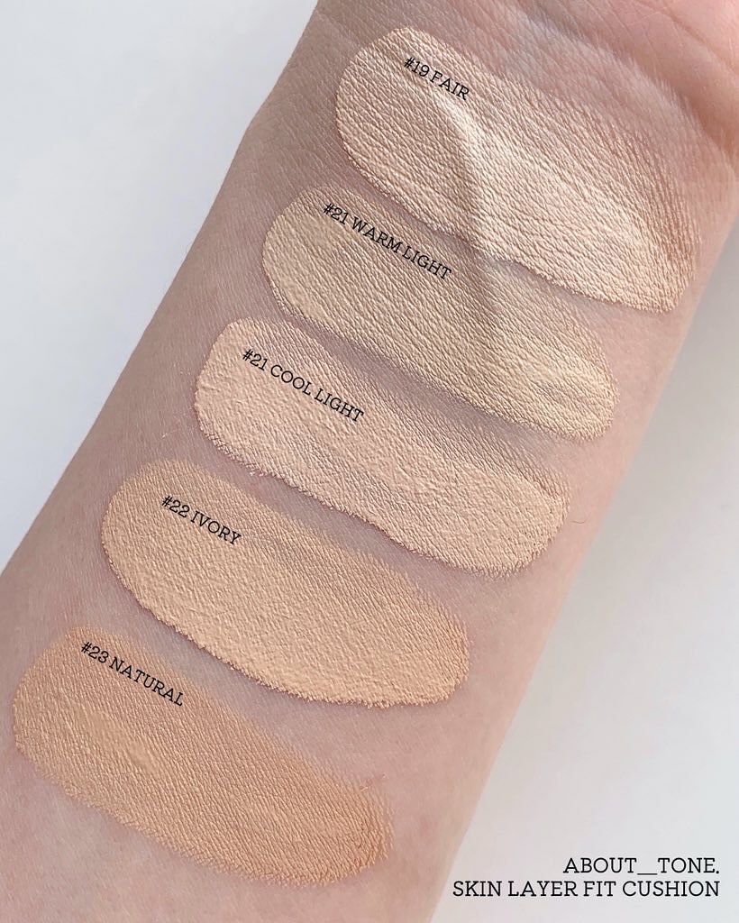 スキンレイヤーフィットクッション/ABOUT TONE/クッションファンデーションを使ったクチコミ（3枚目）