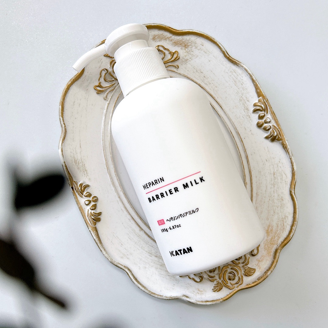 薬用ヘパリンバリアミルク/KATAN/ボディミルクを使ったクチコミ（1枚目）