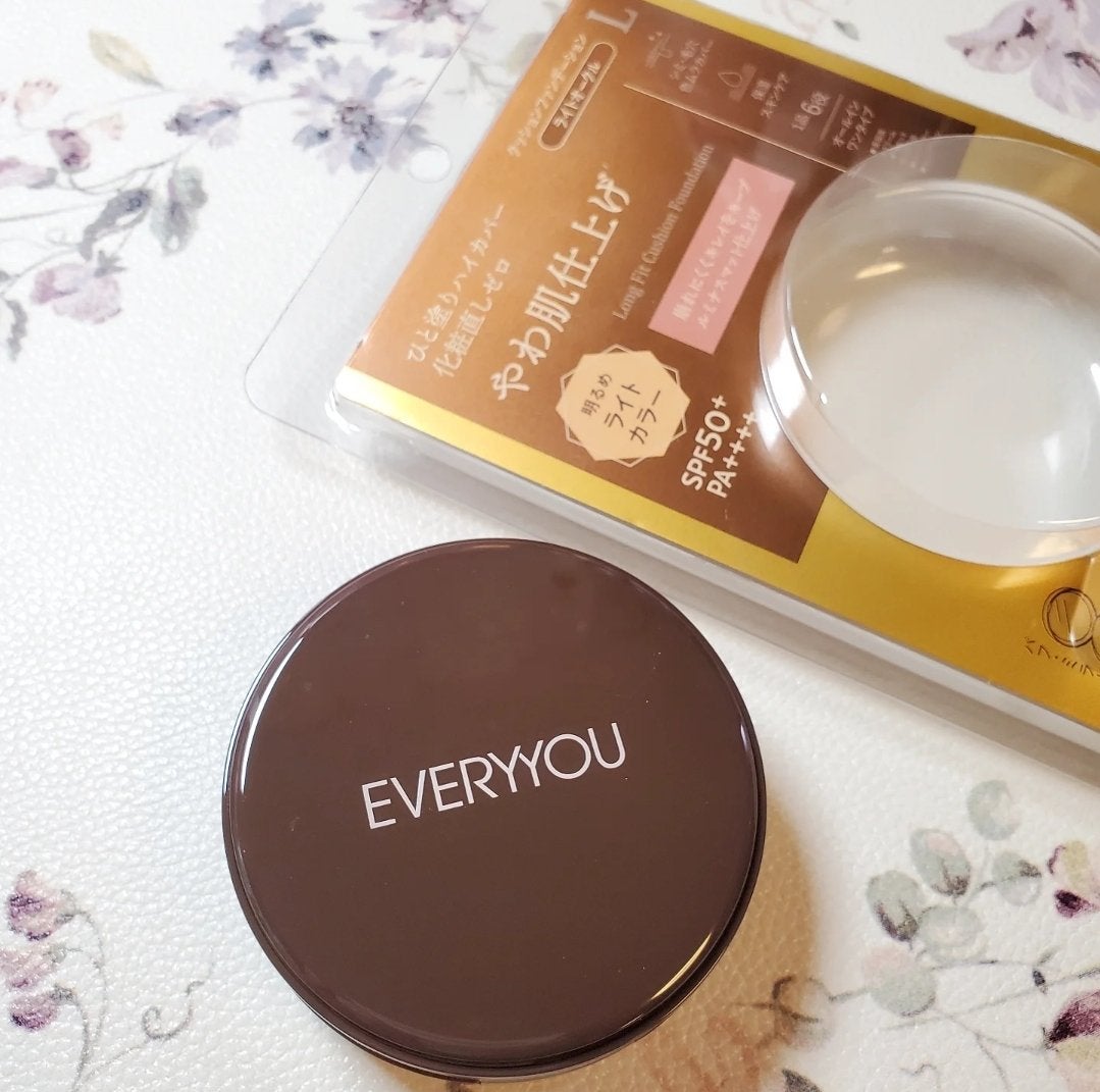 エブリユー ロングフィットクッションファンデーション/EVERYYOU/クッションファンデーションを使ったクチコミ(1枚目)