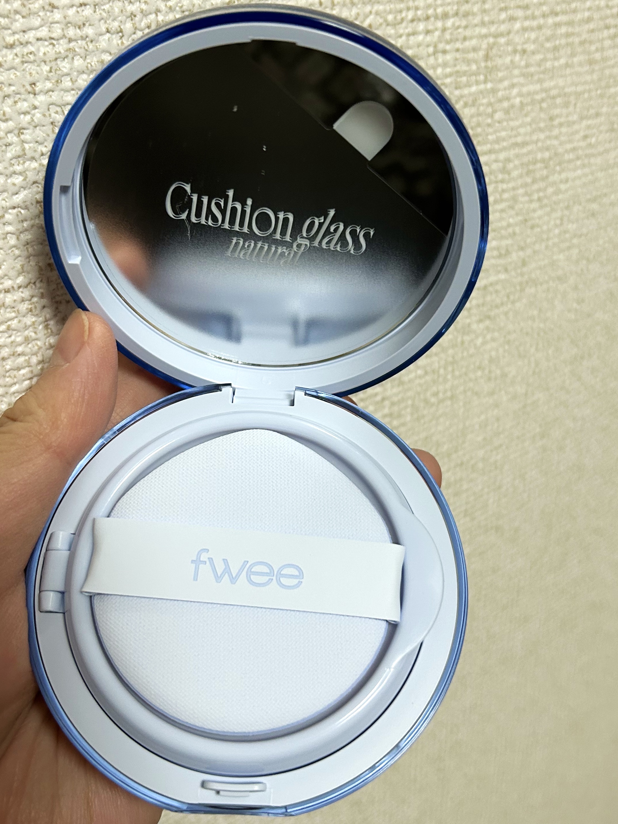 フィー クッションガラス ナチュラル/fwee/クッションファンデーションを使ったクチコミ（2枚目）