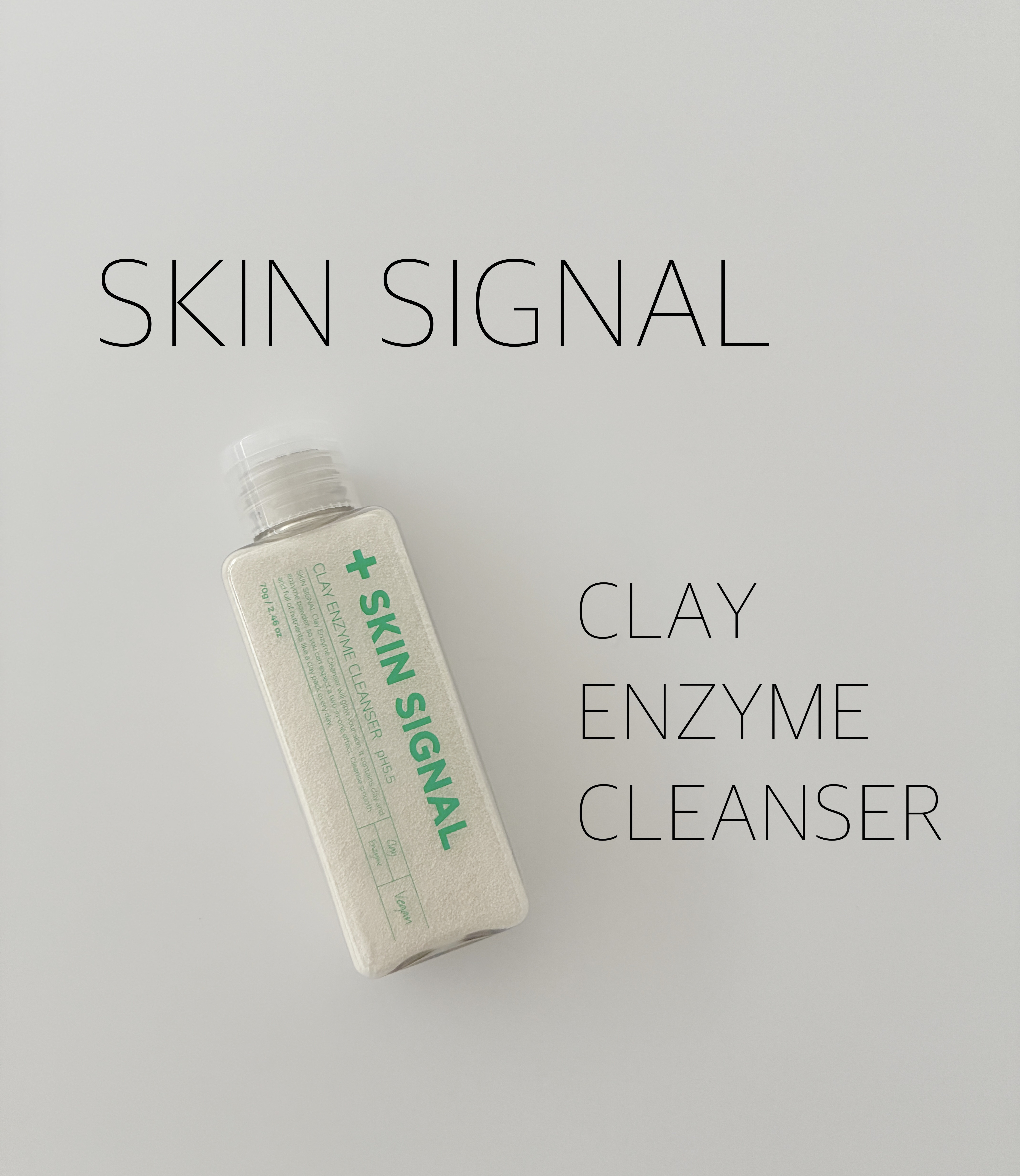 ホワイト クレイ酵素クレンザー	/SKIN SIGNAL/洗顔パウダーを使ったクチコミ（1枚目）