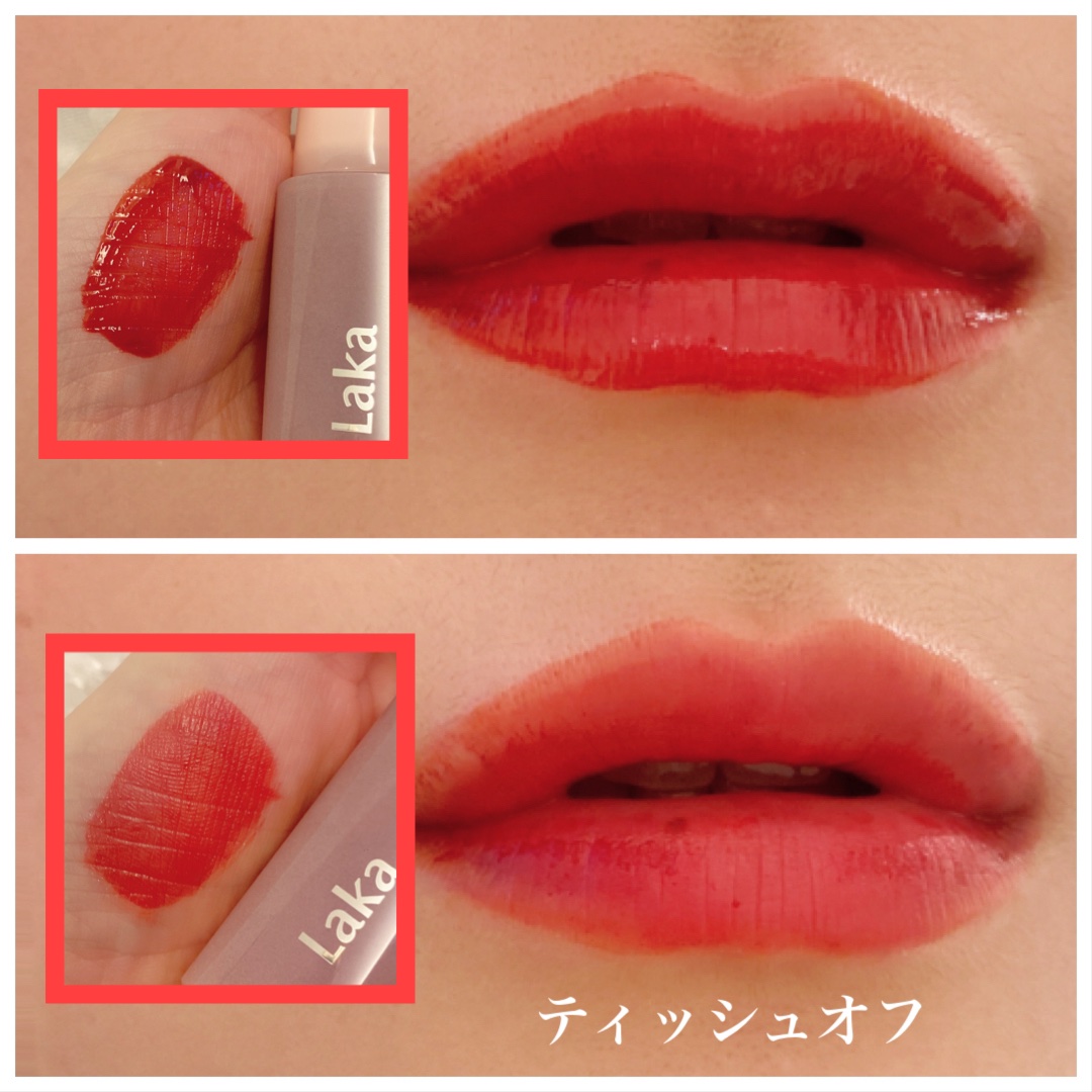 ポッピングバルーンティント/Laka/リップティントを使ったクチコミ（3枚目）