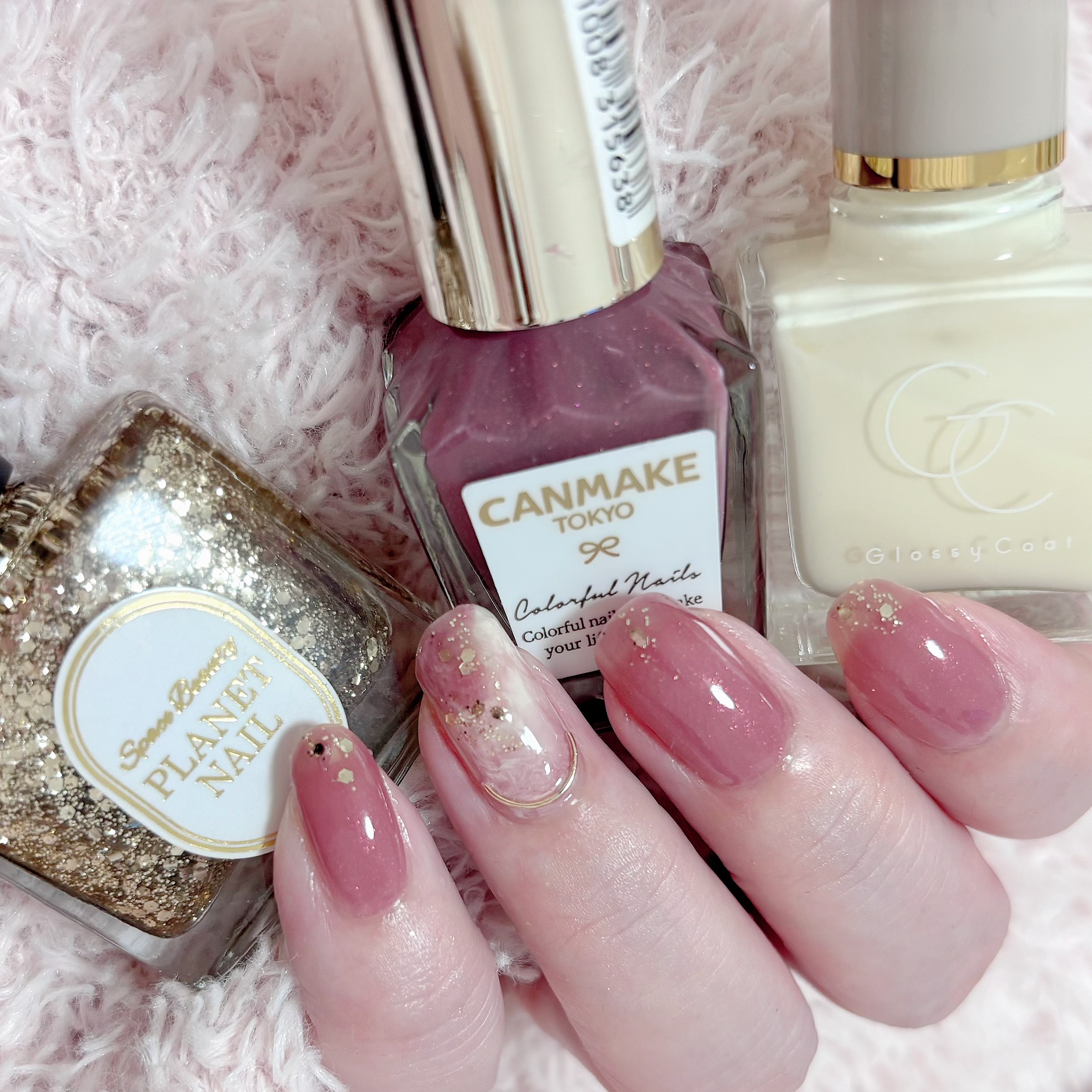 グロッシーコート/スキューズミー/オールインワンネイルを使ったクチコミ（1枚目）