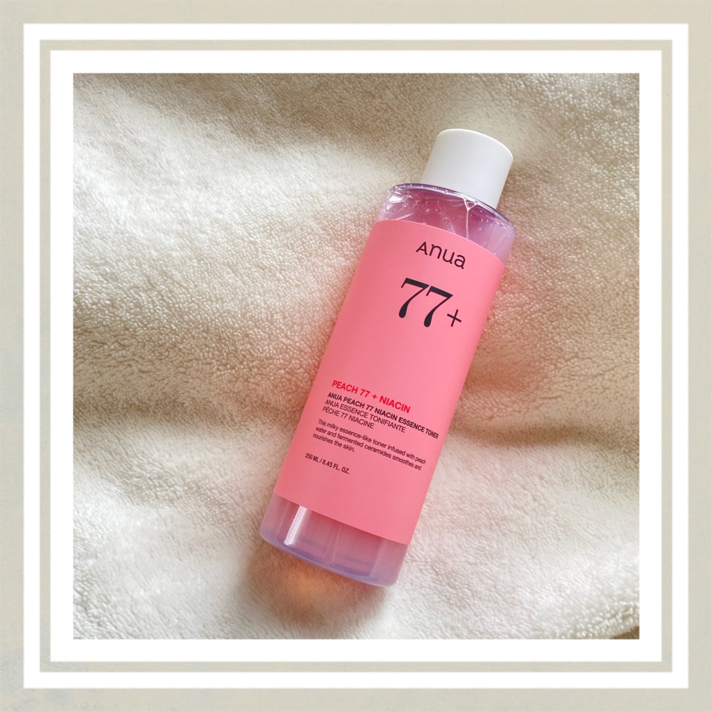 桃77%ナイアシンエッセンストナー 250ml/Anua/化粧水を使ったクチコミ(1枚目)