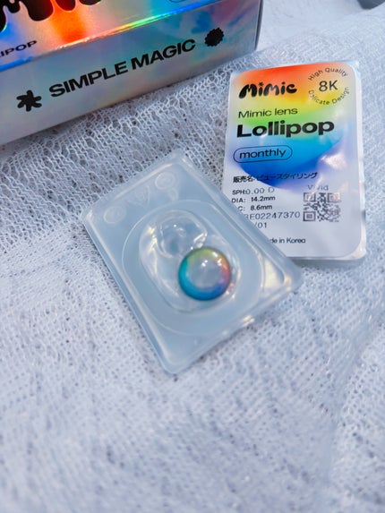 Lollipop/MIMIC LENS/1ヶ月(1MONTH)カラコンを使ったクチコミ(3枚目)