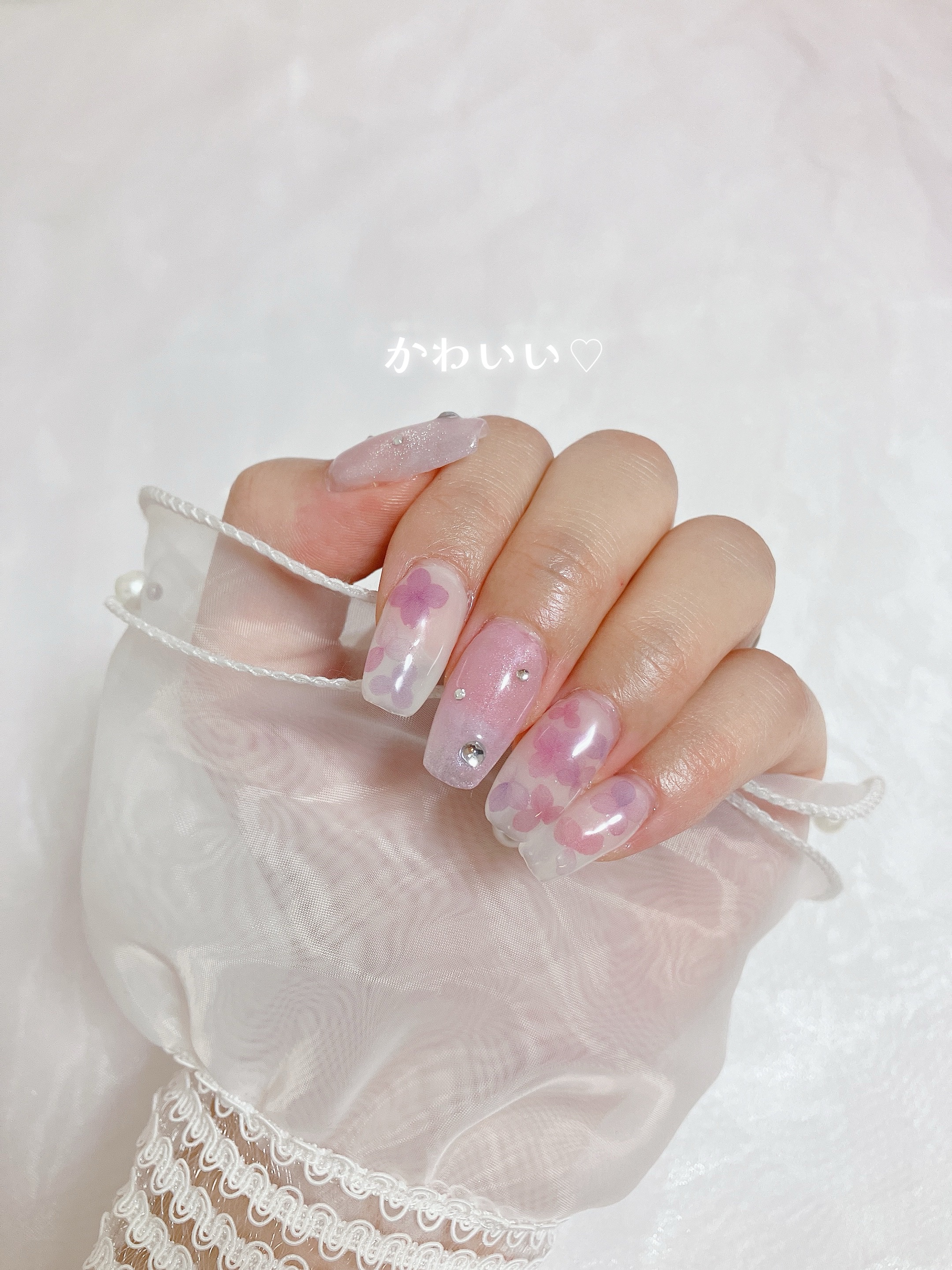 ネイルシール/セリア/ネイルシールを使ったクチコミ（3枚目）