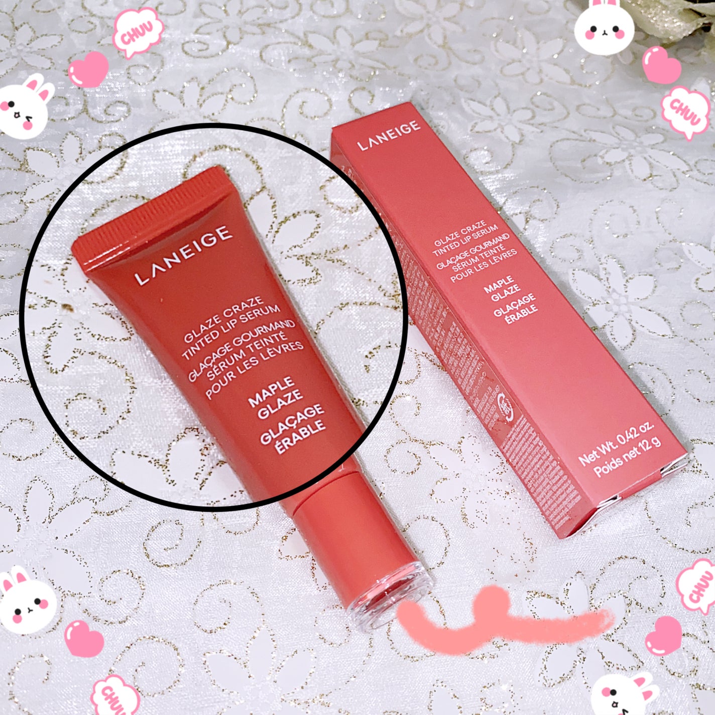 グレイズ ティントリップセラム/LANEIGE/リップ美容液を使ったクチコミ(5枚目)