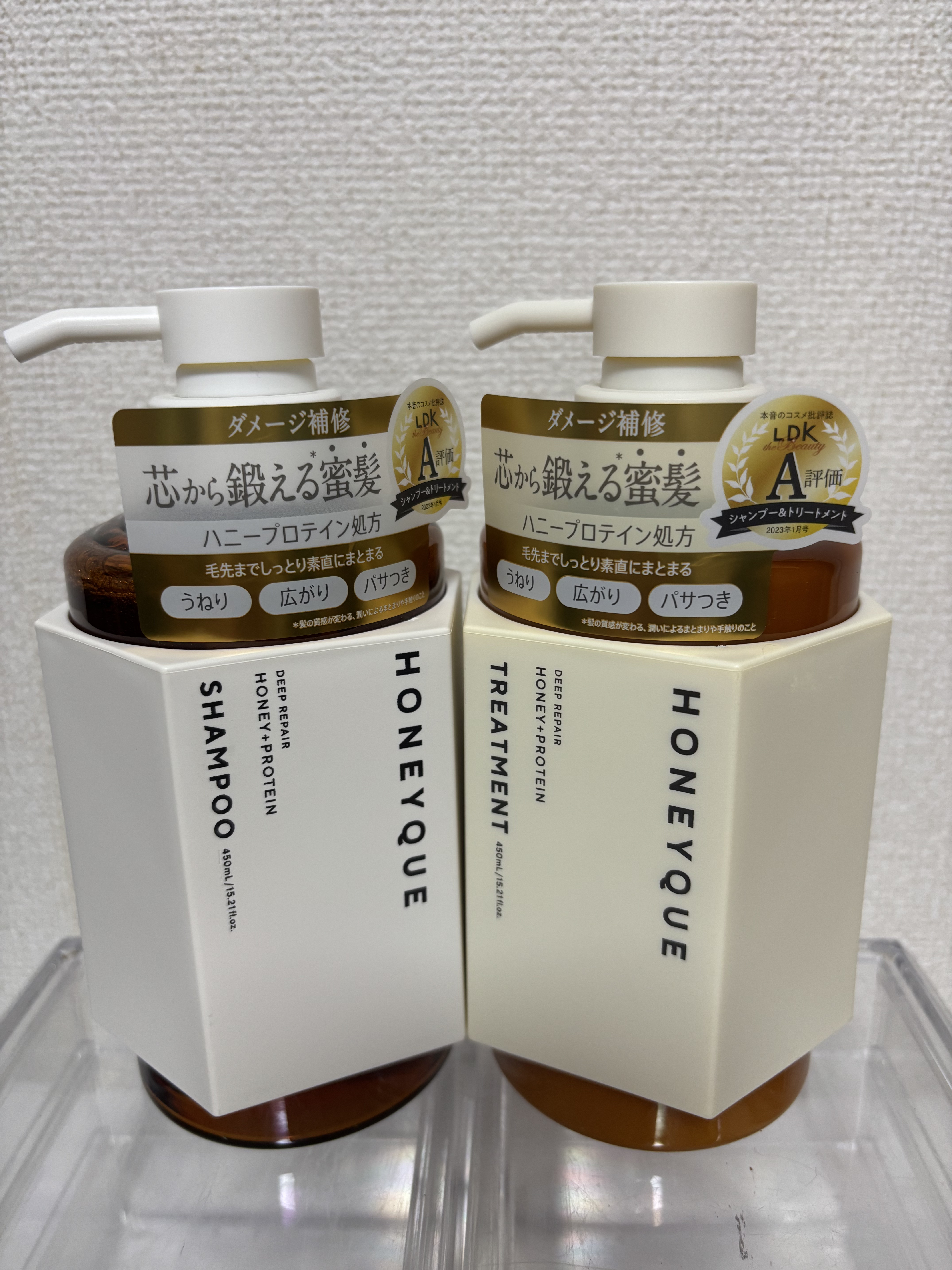 ディープリペア シャンプー モイスト／ヘアトリートメント モイスト/ハニーク/市販シャンプーを使ったクチコミ（1枚目）