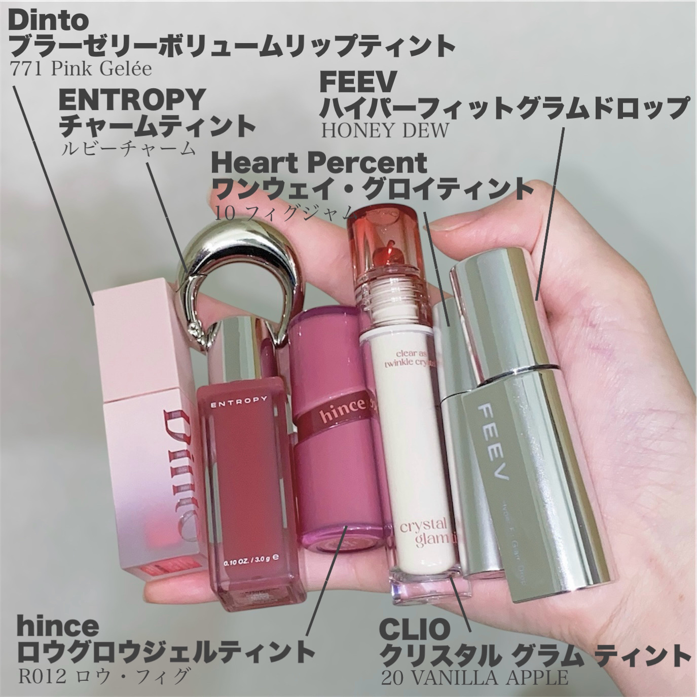 ハイパーフィットグラムドロップ HONEY DEW/FEEV/リップグロスを使ったクチコミ（3枚目）