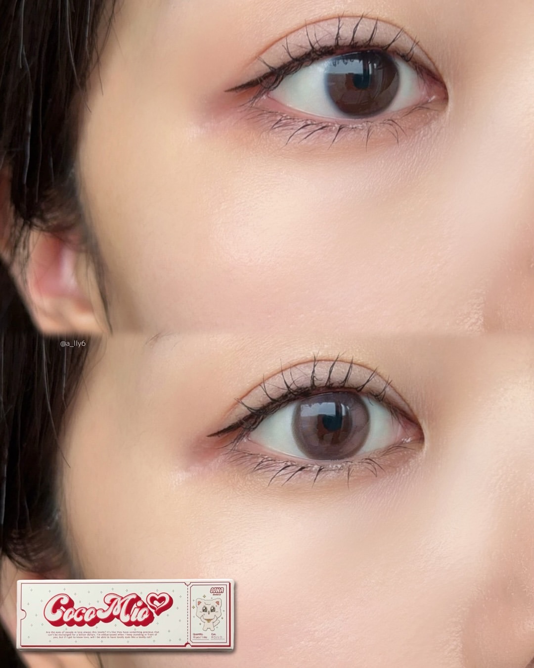 OOHA Coco Mio/OOHA/１ヶ月（１MONTH）カラコンを使ったクチコミ（3枚目）