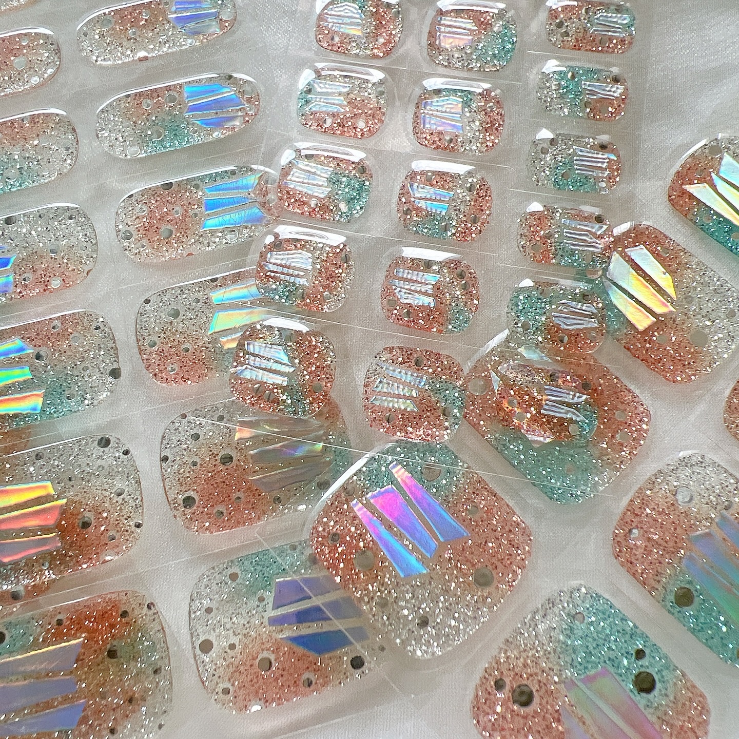 セミキュアジェルネイル（ハンド）/ohora/ネイルシールを使ったクチコミ（3枚目）