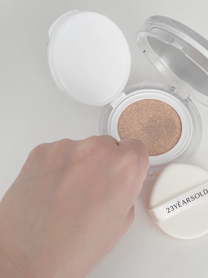 ハートリーフシーンカバークッション/23years old/クッションファンデーションを使ったクチコミ(4枚目)