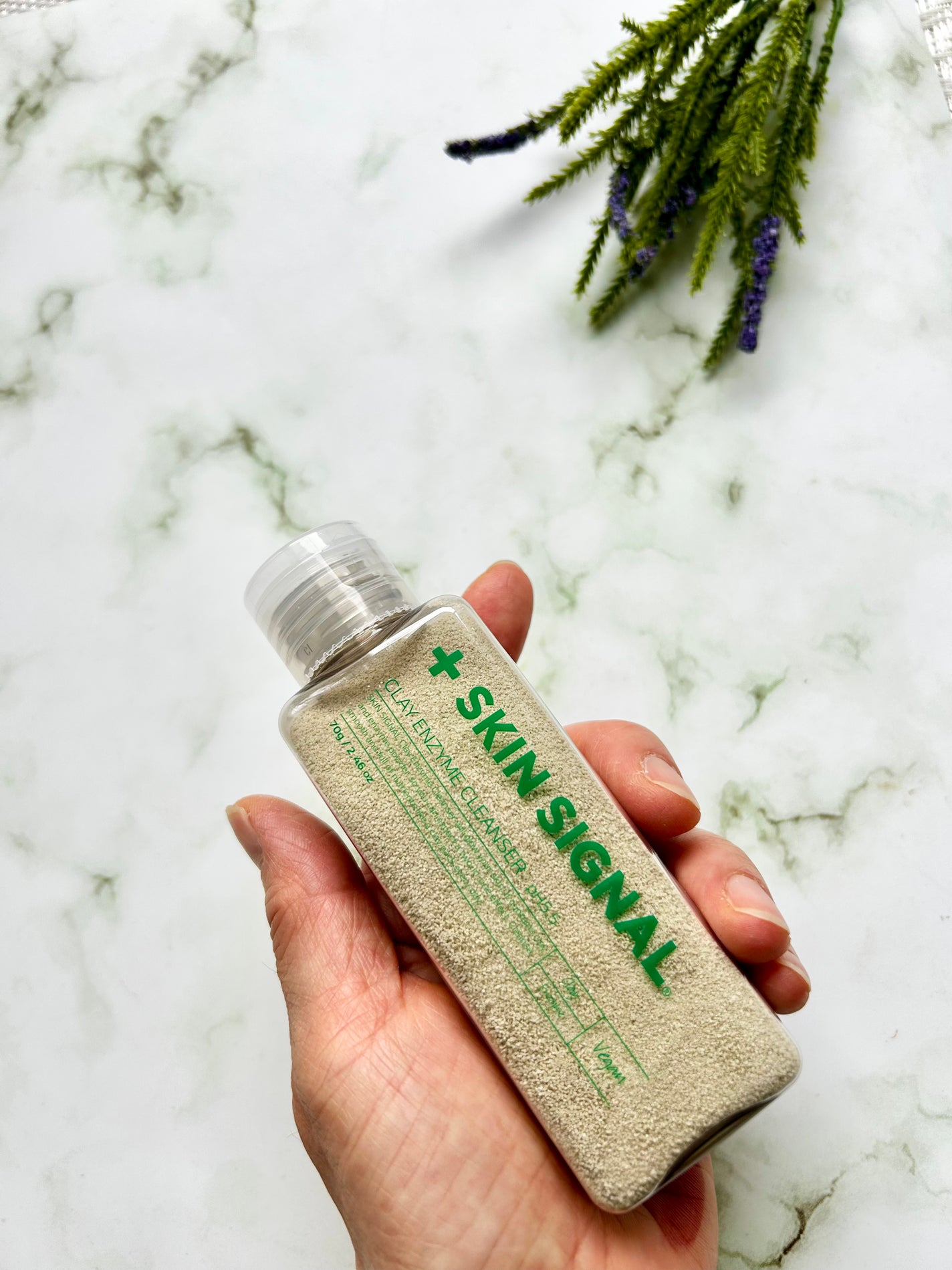 グリーン クレイ酵素クレンザー/SKIN SIGNAL/洗顔パウダーを使ったクチコミ(2枚目)