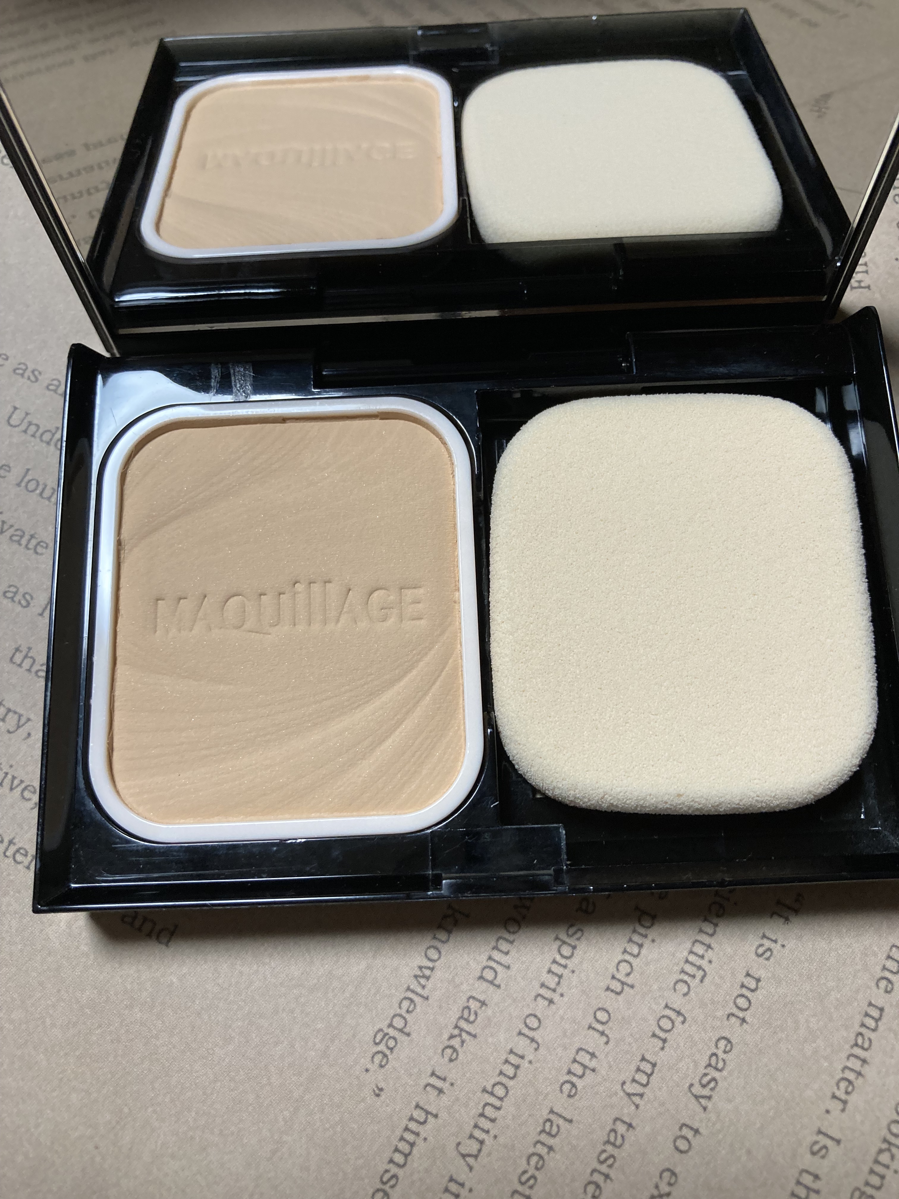 ドラマティックパウダリー EX/マキアージュ/パウダーファンデーションを使ったクチコミ（3枚目）