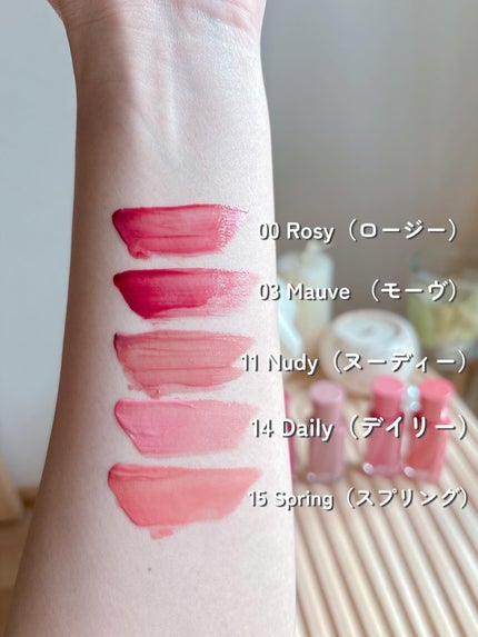 グロウティント 00 ロージー/BBIA/口紅を使ったクチコミ(3枚目)