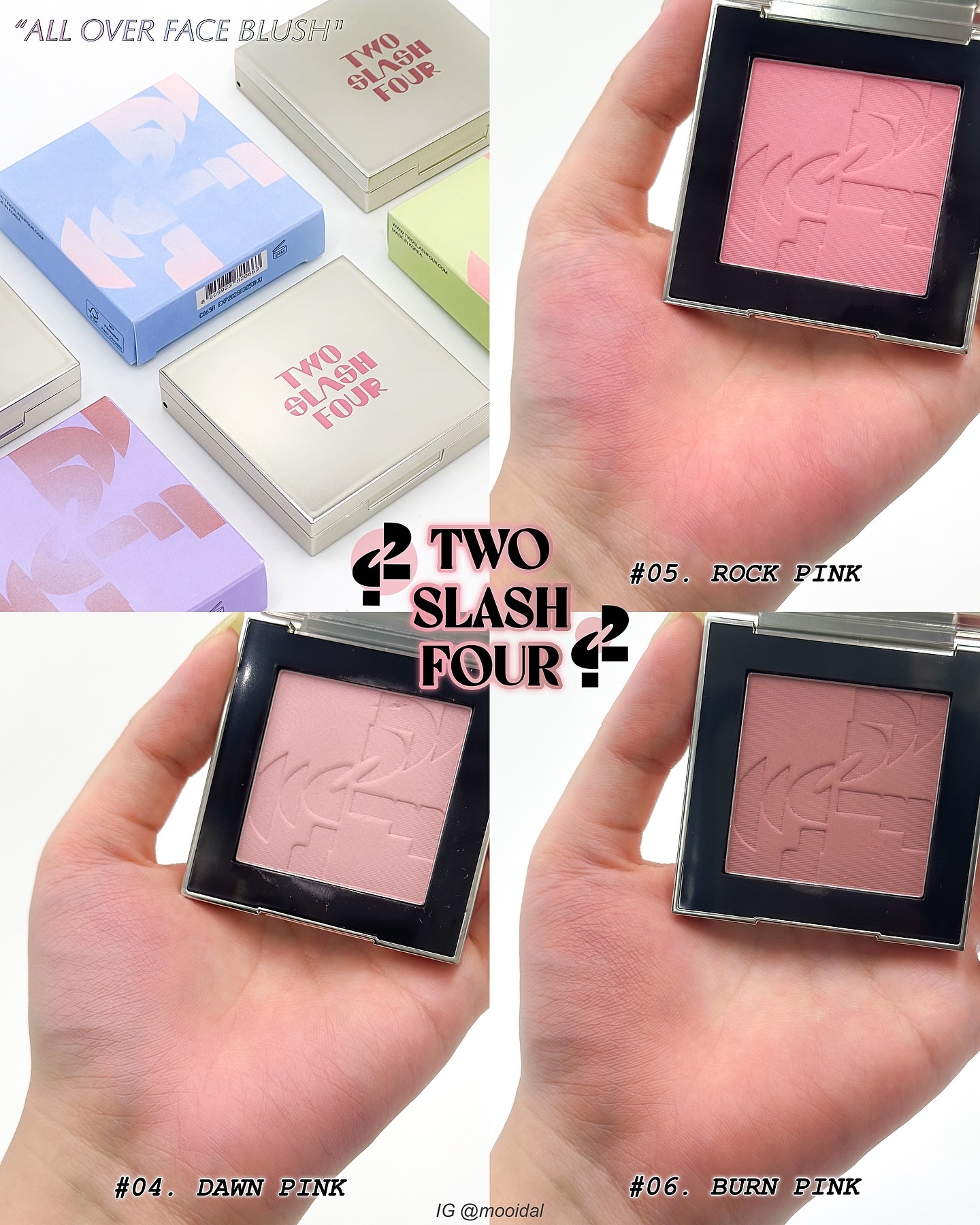 オールオーバーフェイスブラッシュ/TWO SLASH FOUR/パウダーチークを使ったクチコミ（1枚目）