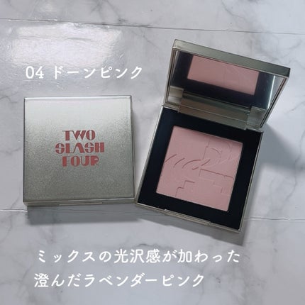 オールオーバーフェイスブラッシュ/TWO SLASH FOUR/パウダーチークを使ったクチコミ(3枚目)