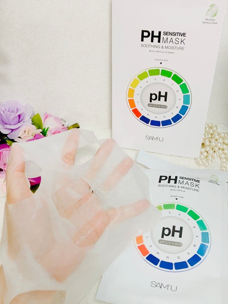 PHセンシティブマスクスージング&モイスト/SAM'U/シートマスク・パックを使ったクチコミ(2枚目)