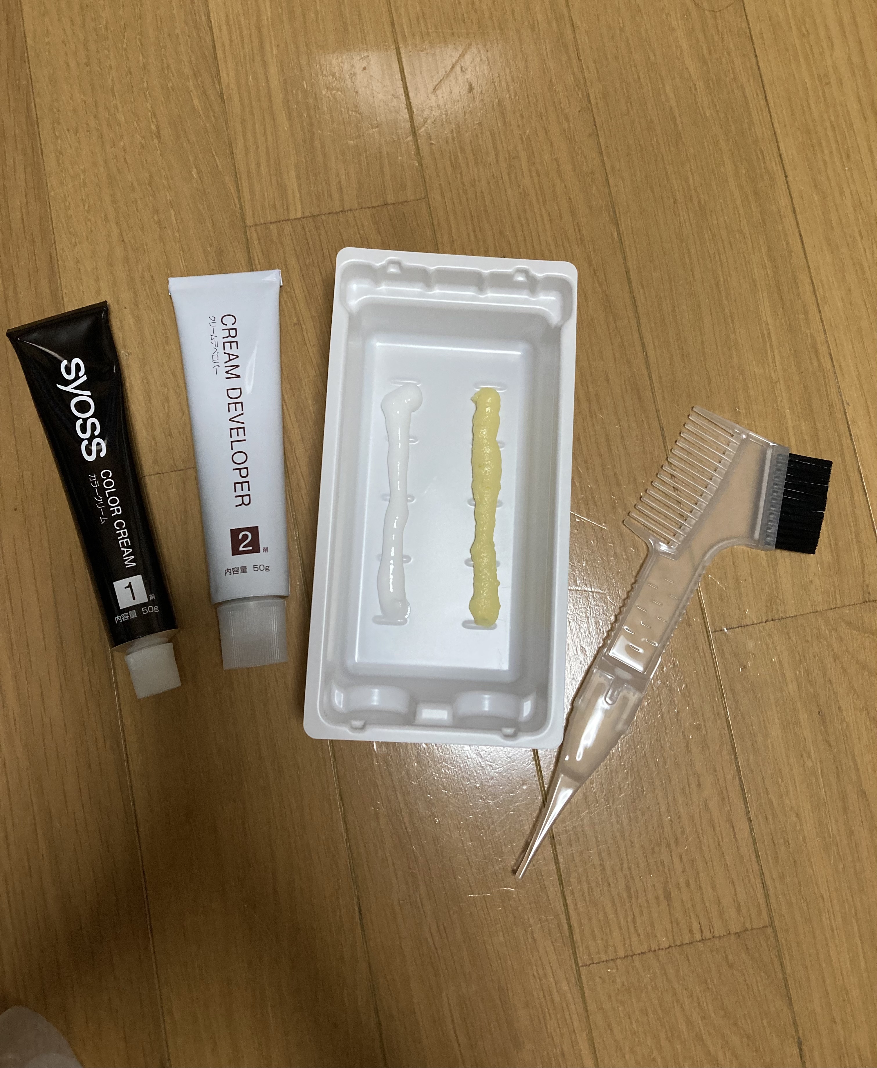 クレイクリーム/サイオス/ヘアカラーを使ったクチコミ（2枚目）