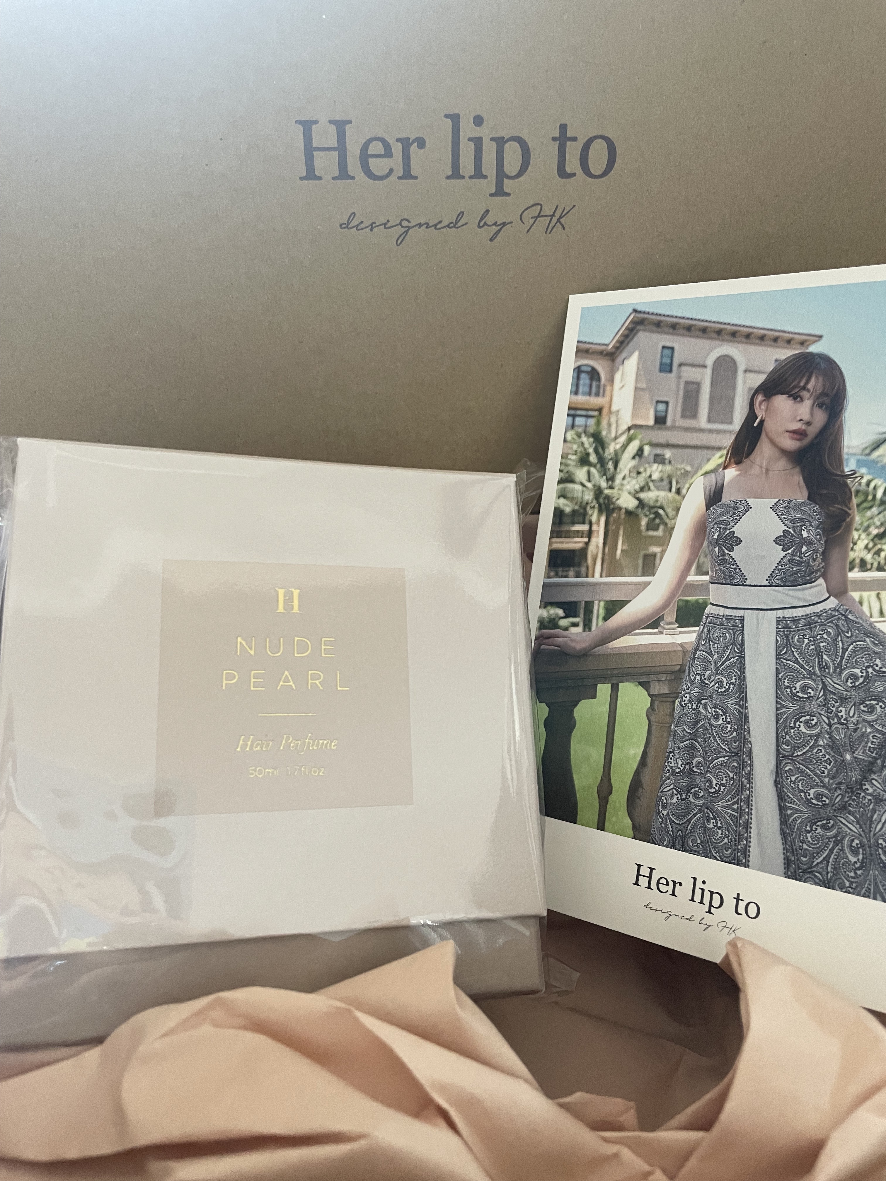 ヘアパフューム ヌードパール/Her lip to BEAUTY/ヘアミストを使ったクチコミ（1枚目）